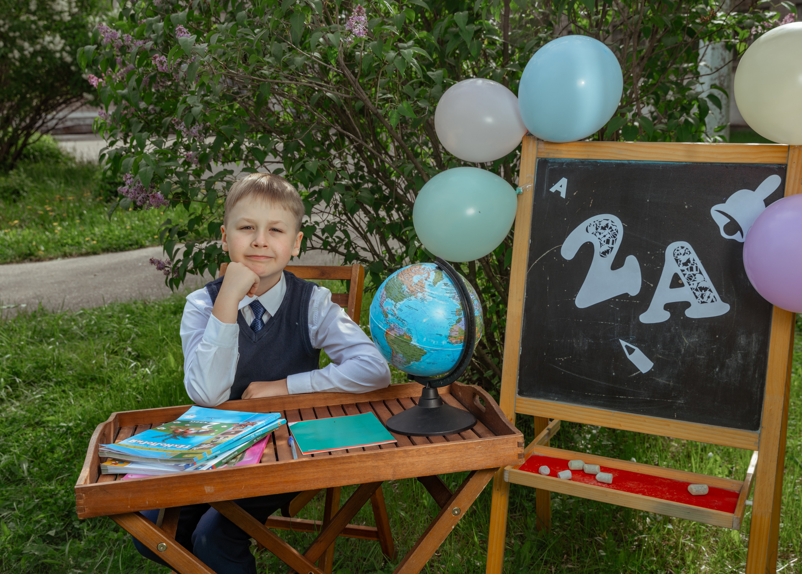 Школьная фотозона. Семейный и детский фотограф в Нижнем Новгороде