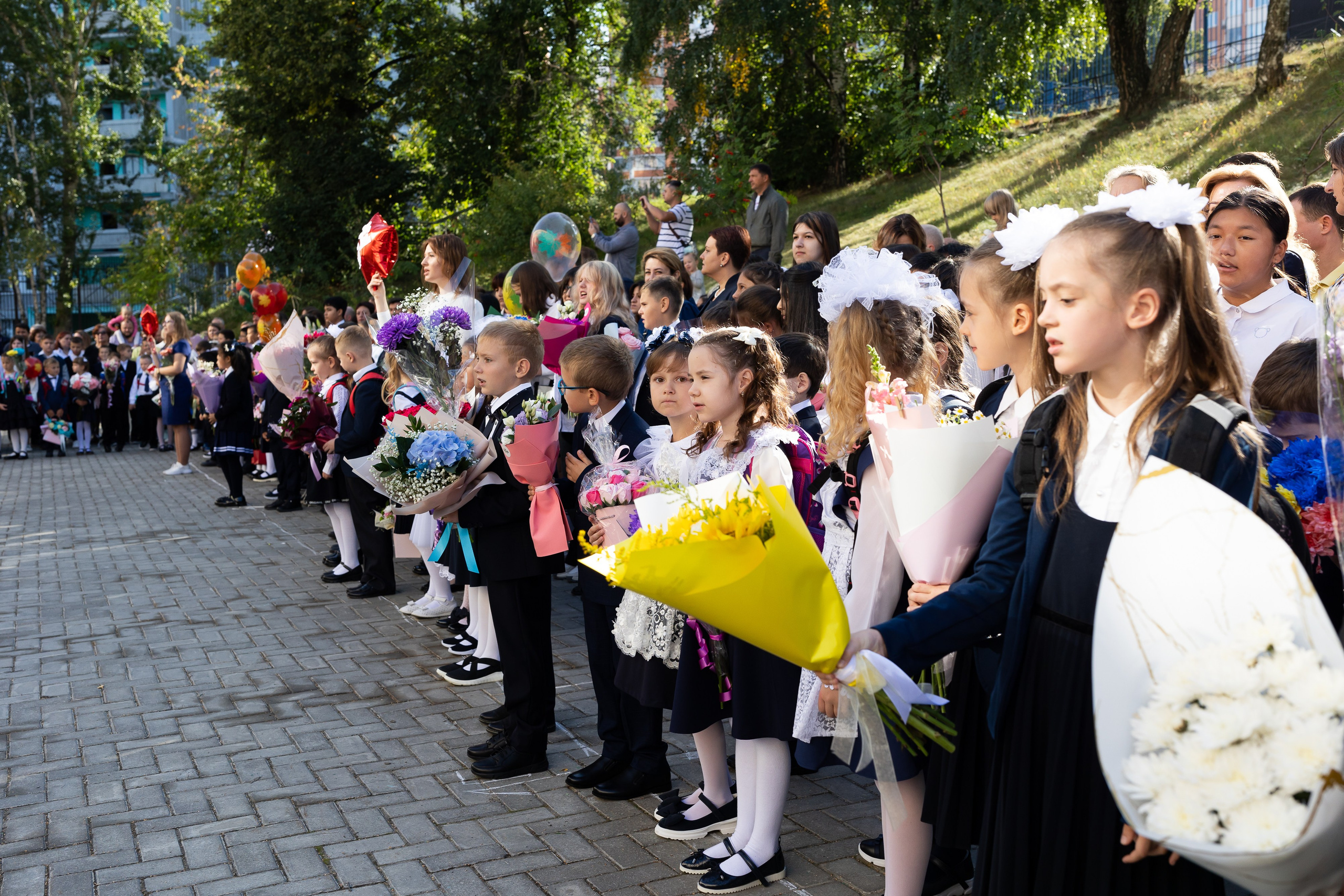 Линейка 1 сентября. Профессиональный Фотограф в Москве Андрей Славнов