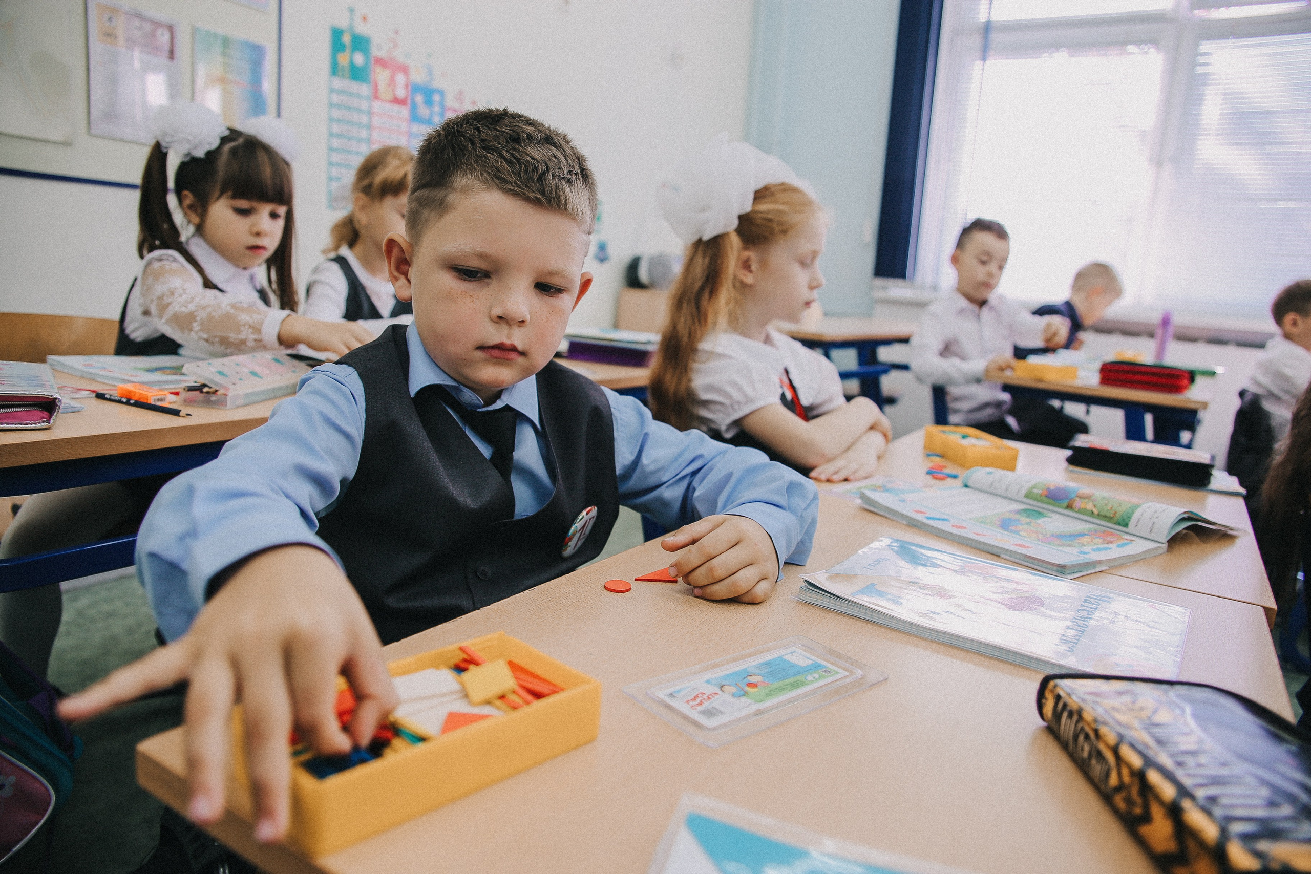 Первоклашки. Фотограф в Серпухове и Тарусе Ксения Царёва