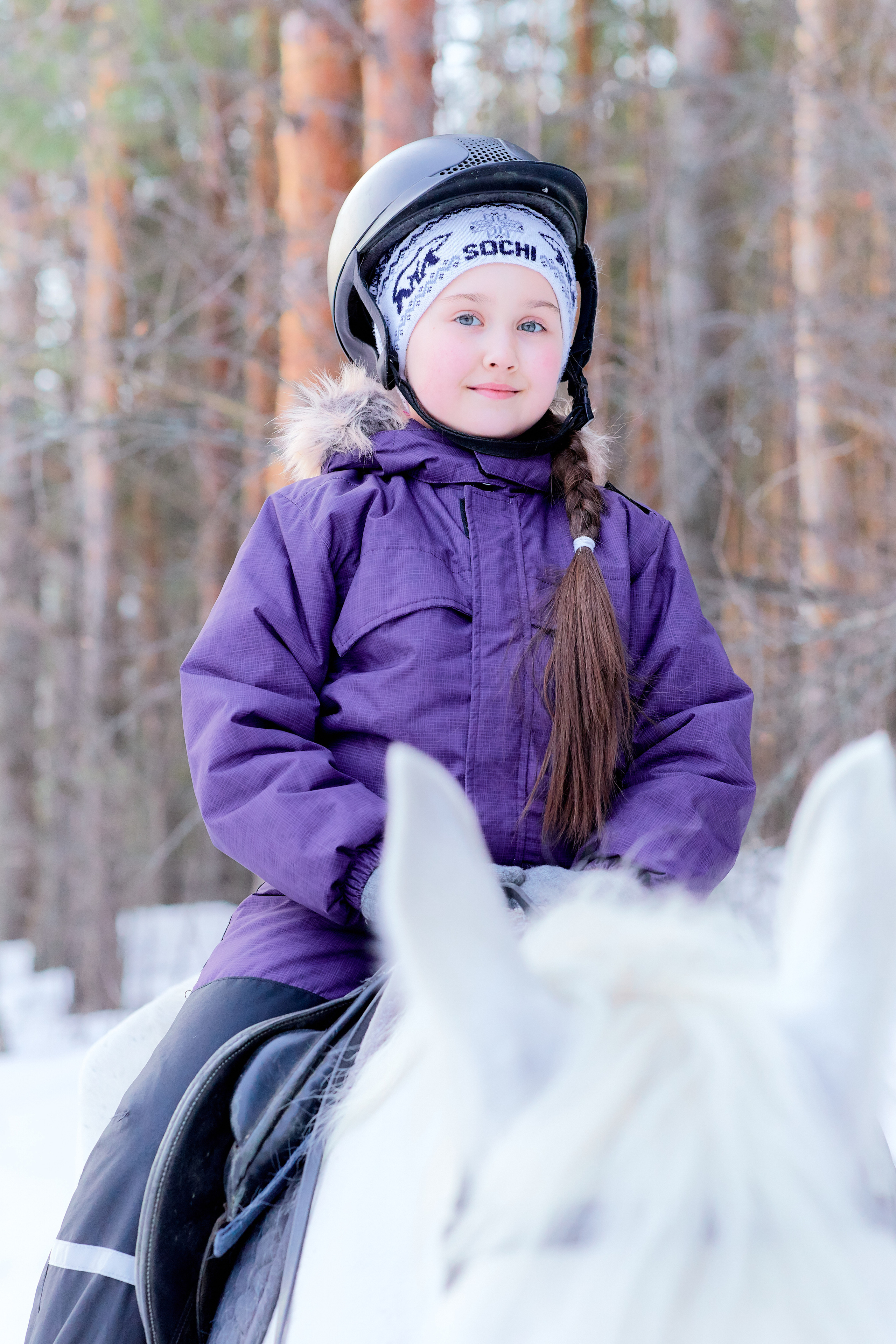 Верхом на лошади. Семейный и детский фотограф в Ярославле Юлия Галашина