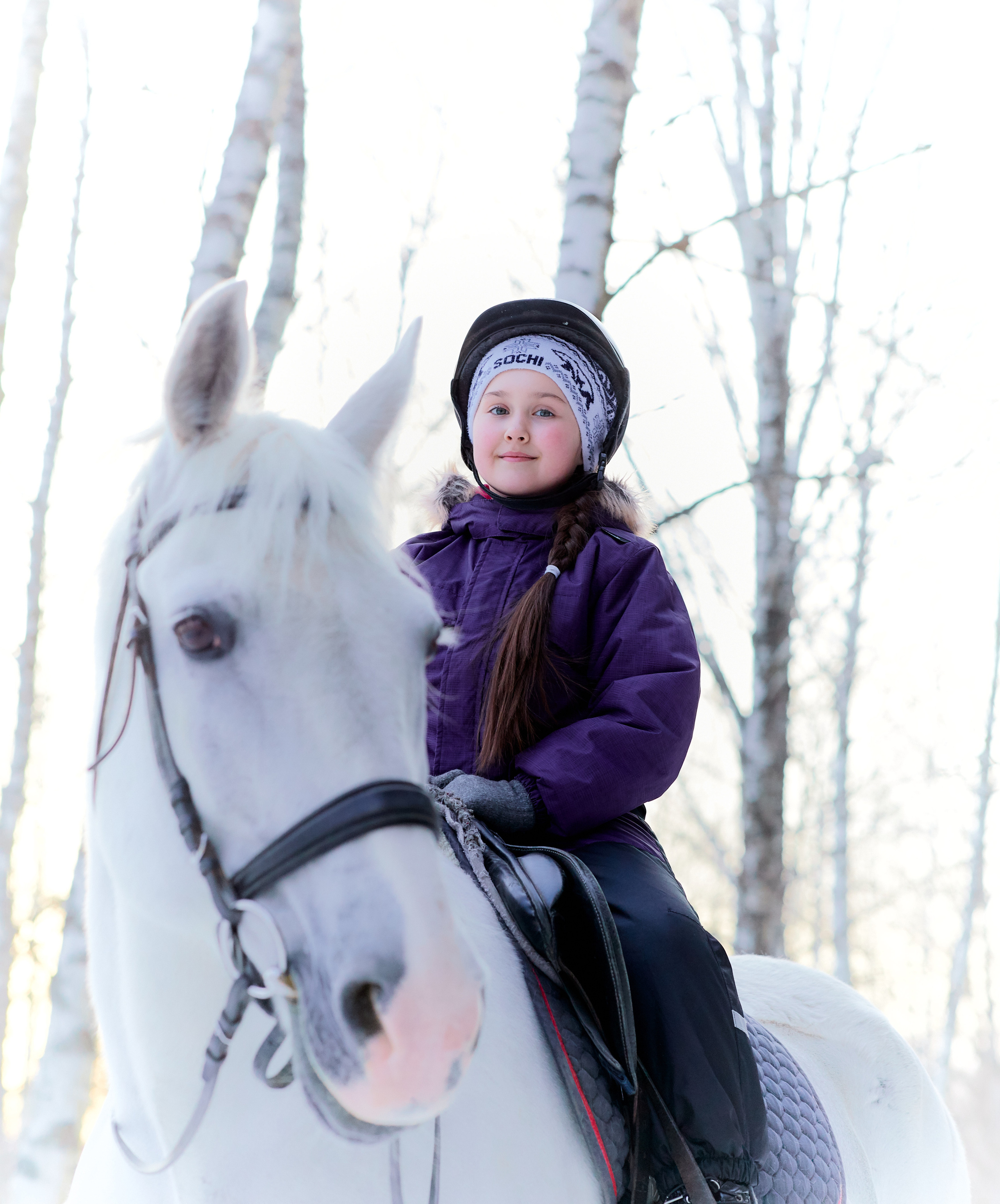Верхом на лошади. Семейный и детский фотограф в Ярославле Юлия Галашина