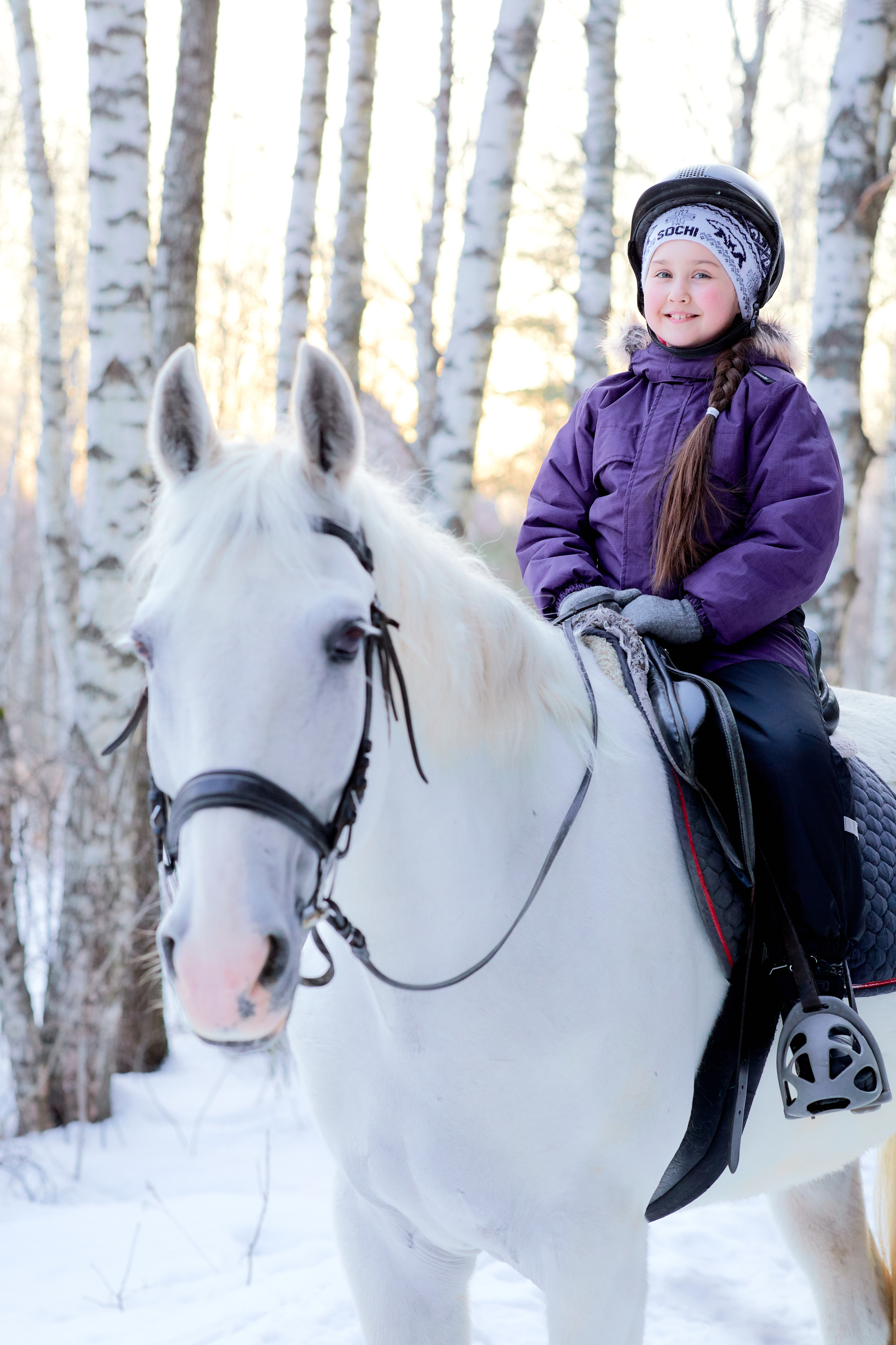Верхом на лошади. Семейный и детский фотограф в Ярославле Юлия Галашина