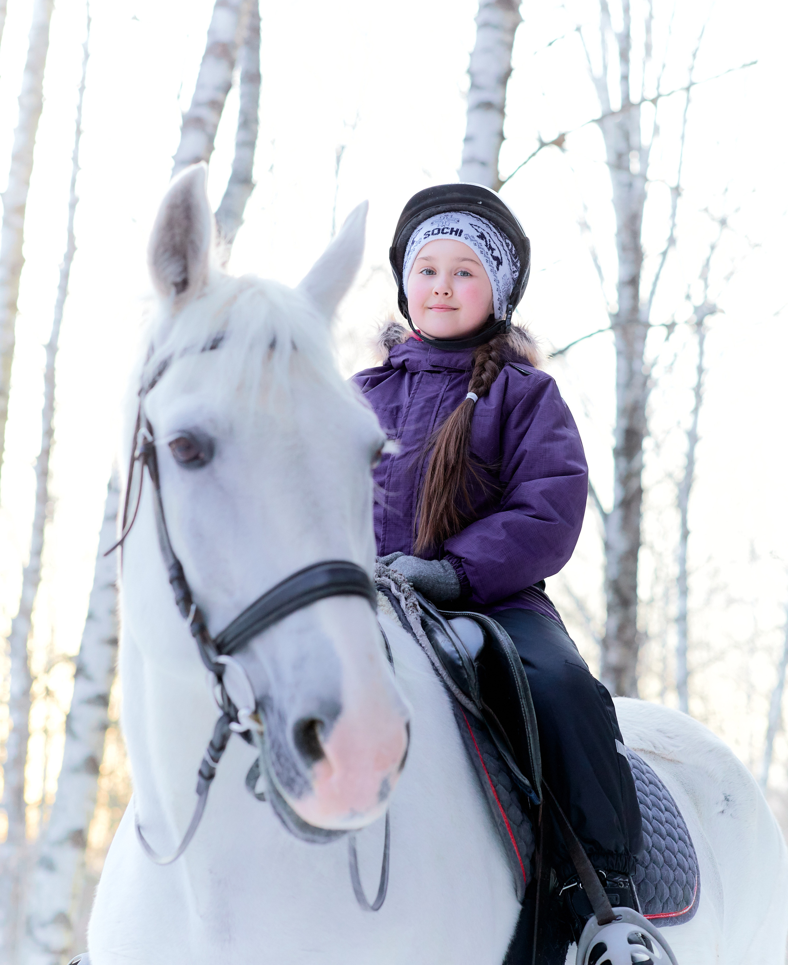 Верхом на лошади. Семейный и детский фотограф в Ярославле Юлия Галашина