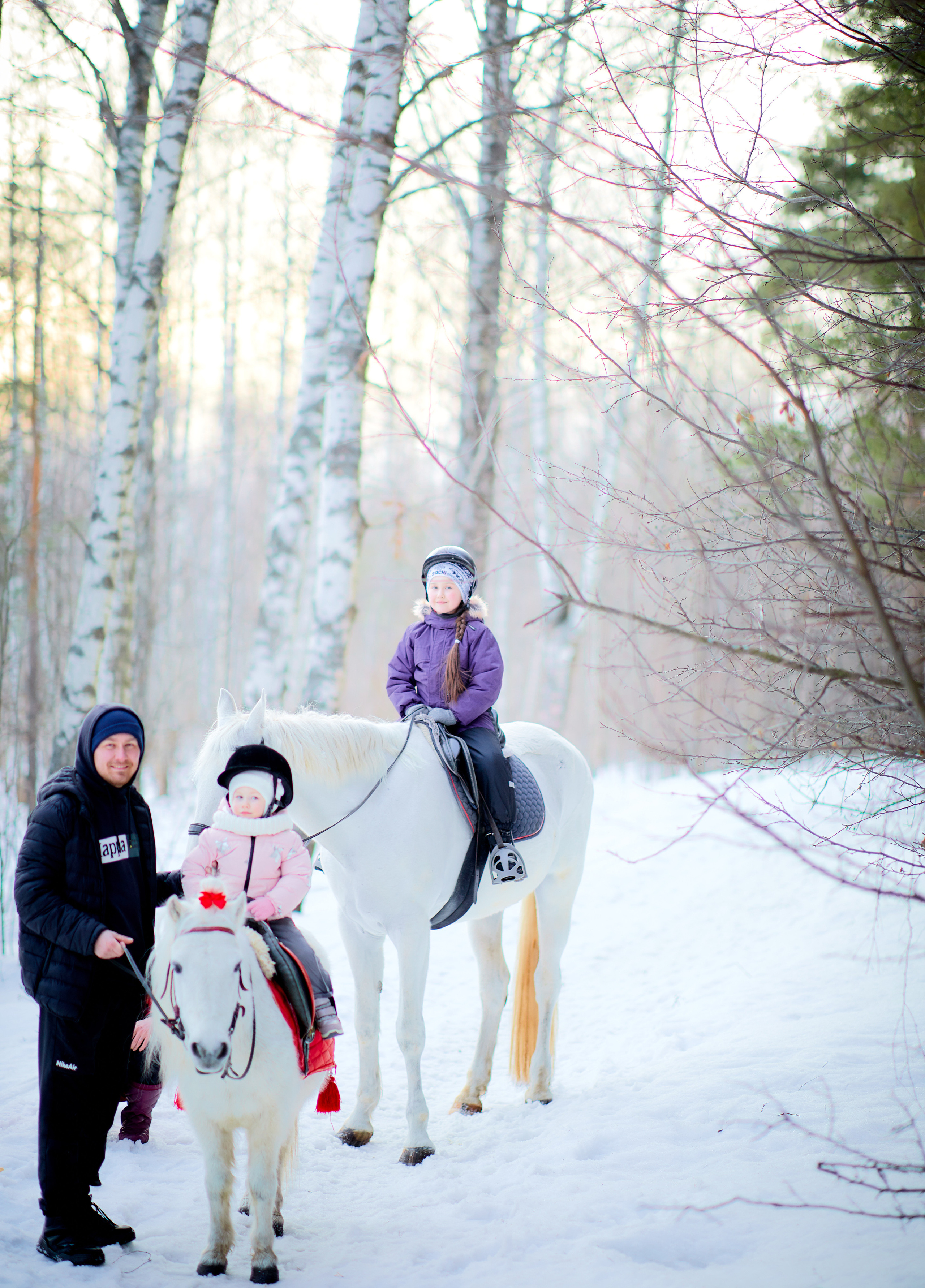Верхом на лошади. Семейный и детский фотограф в Ярославле Юлия Галашина