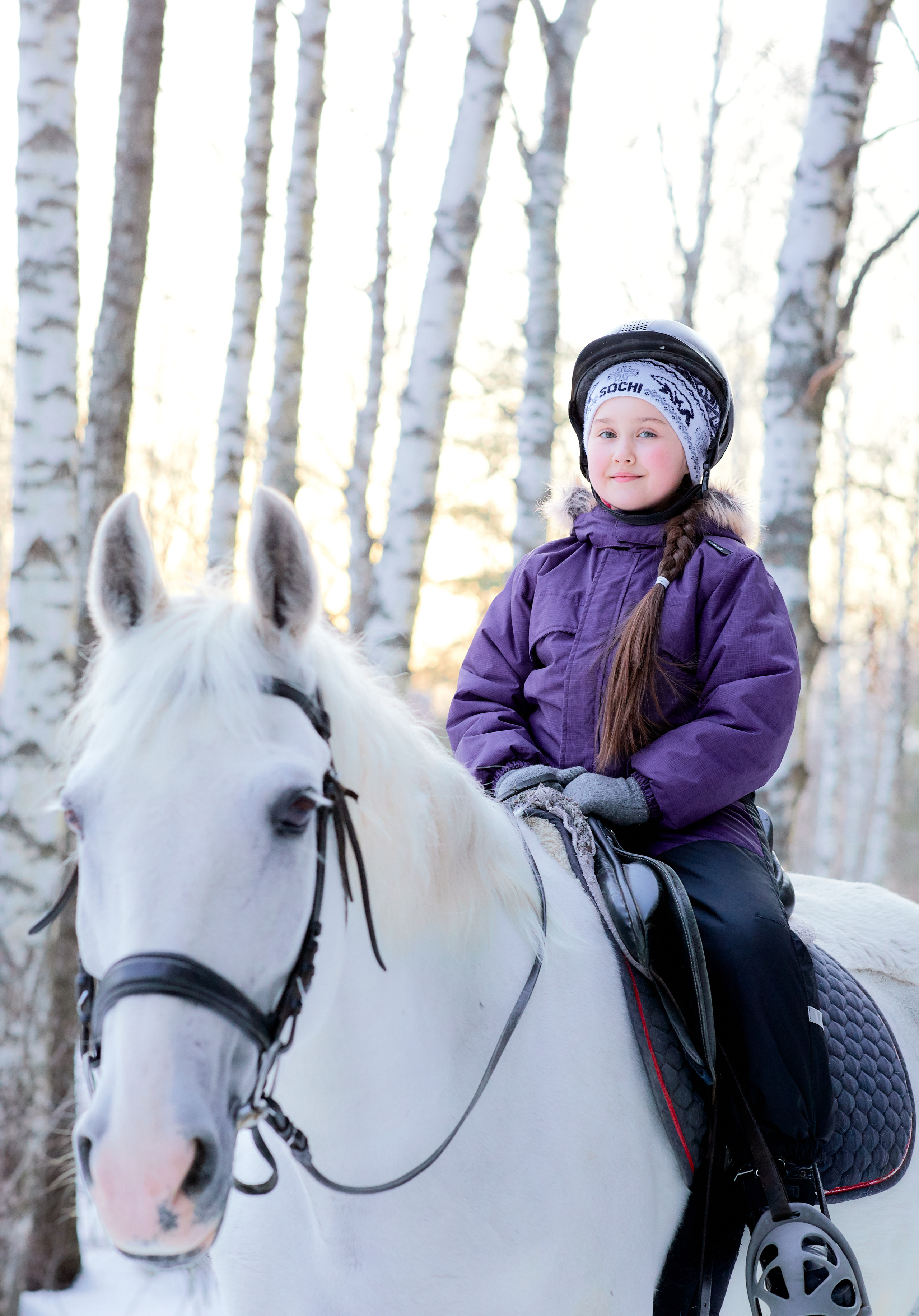 Верхом на лошади. Семейный и детский фотограф в Ярославле Юлия Галашина