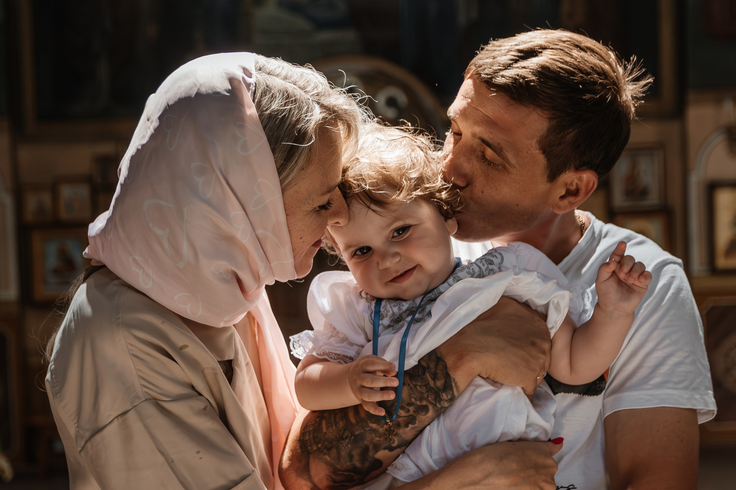 Фотосессия крещения Виктории, Таганрог. Семейный и детский фотограф Кущ Наташа