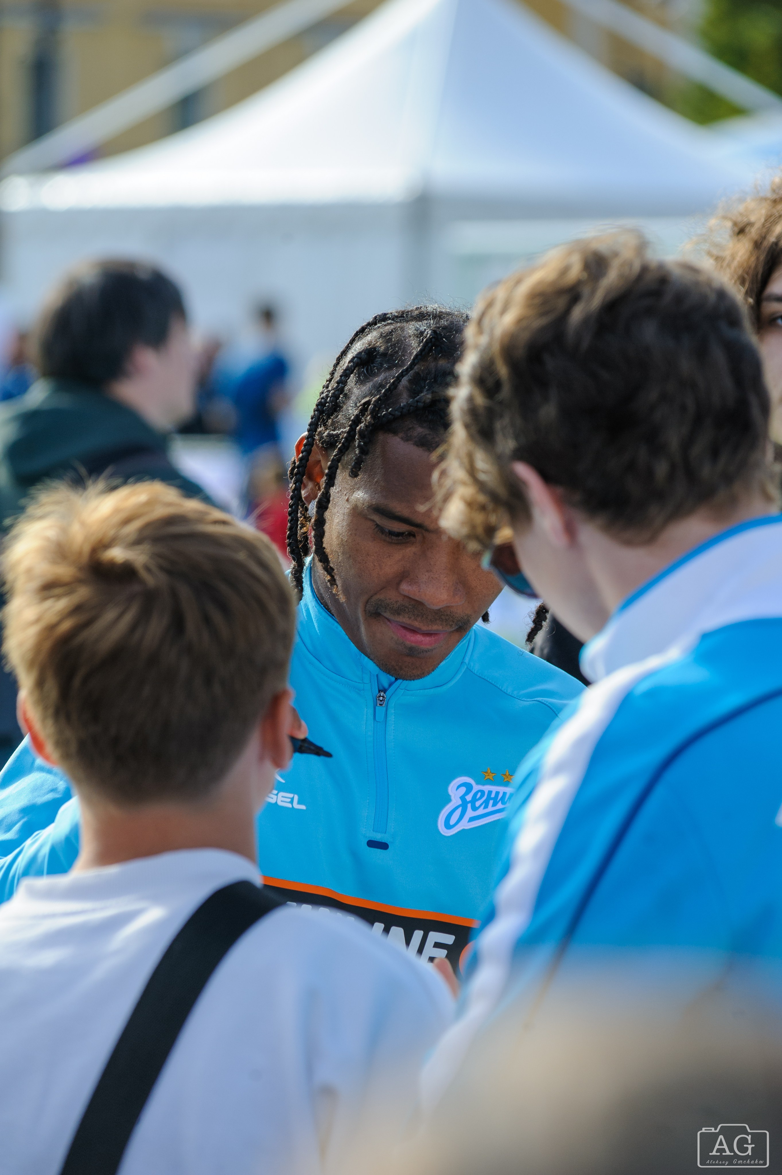 Открытая тренировка ФК «Зенит». Алексей Горчаков. Фотограф на ваш праздник