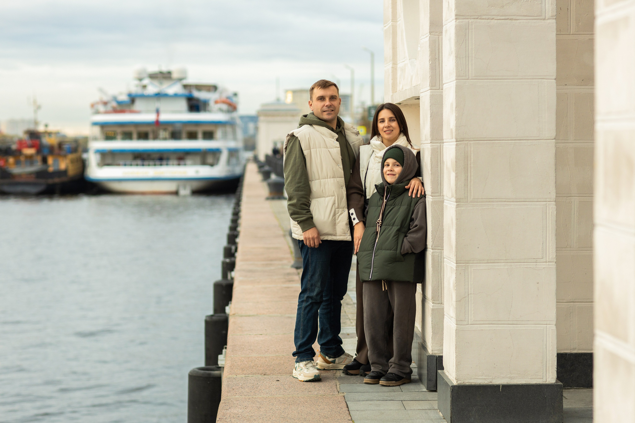 Осень на Речном вокзале. Семейный и детский фотограф в Москве Олеся Маркина