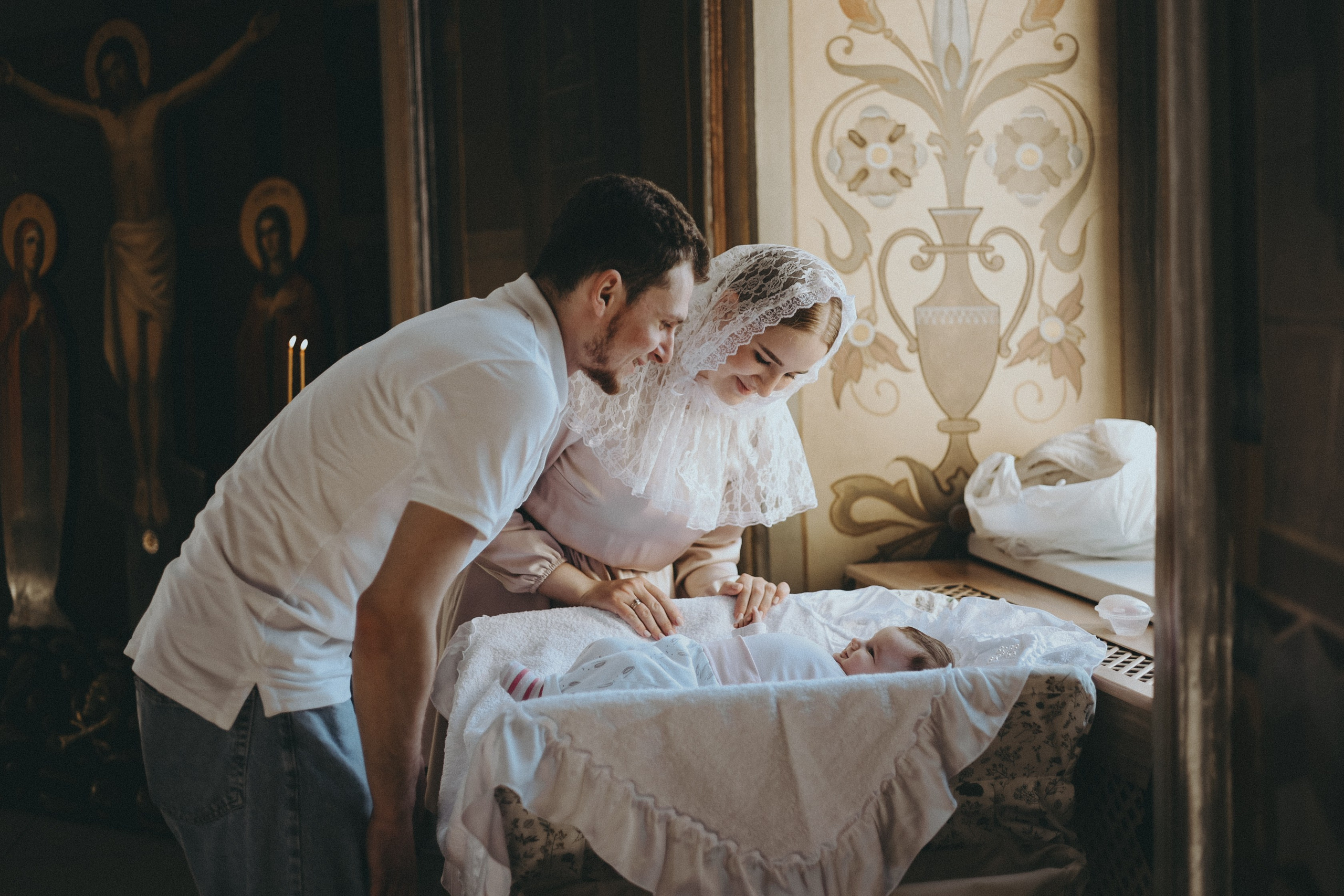 Крещение Агаты. Фотограф Мария Лаенко