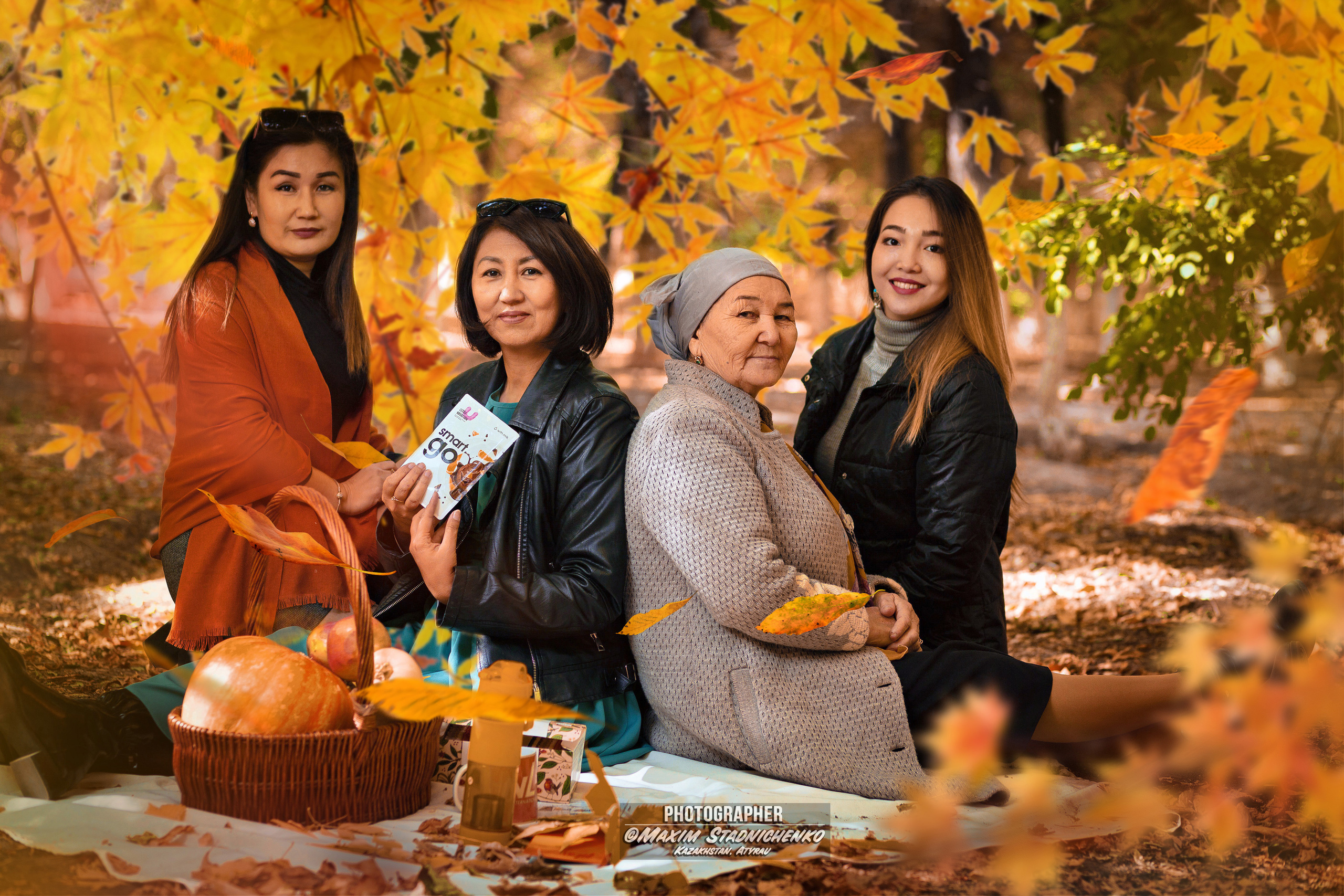 Фотосессия золотая осень. Фотограф в Атырау Максим Стадниченко