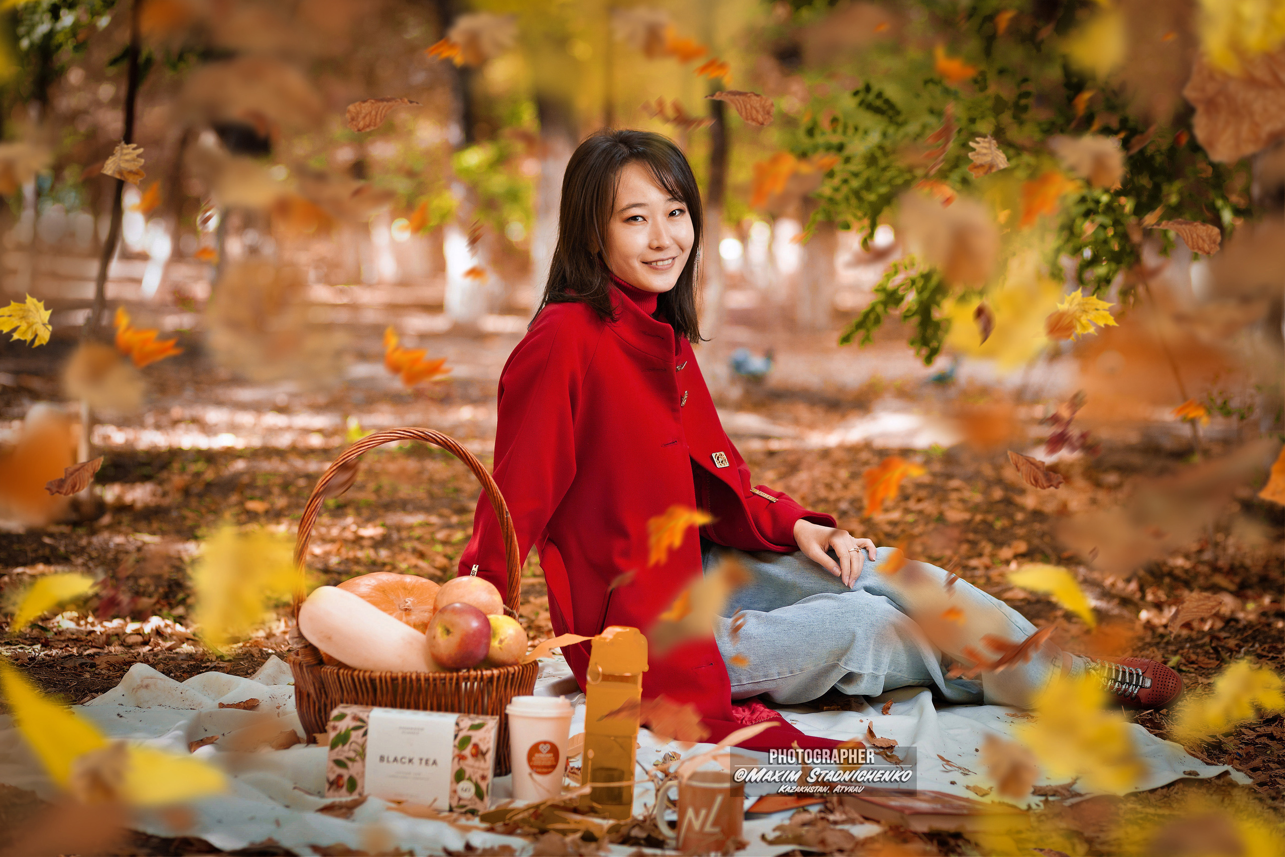 Фотосессия золотая осень. Фотограф в Атырау Максим Стадниченко
