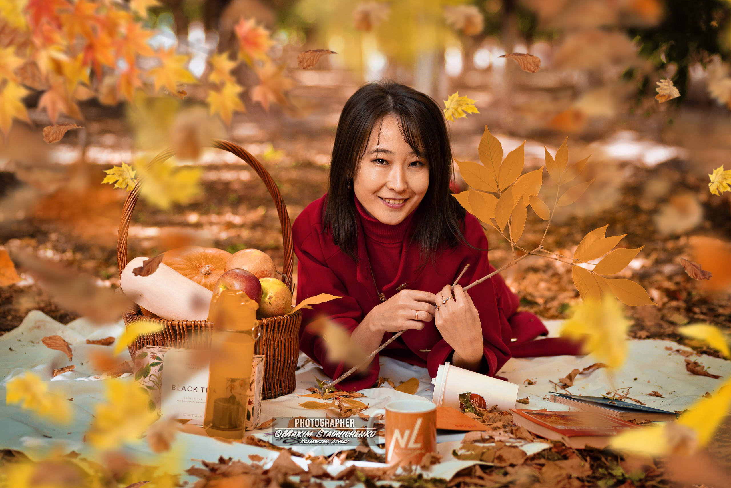 Фотосессия золотая осень. Фотограф в Атырау Максим Стадниченко