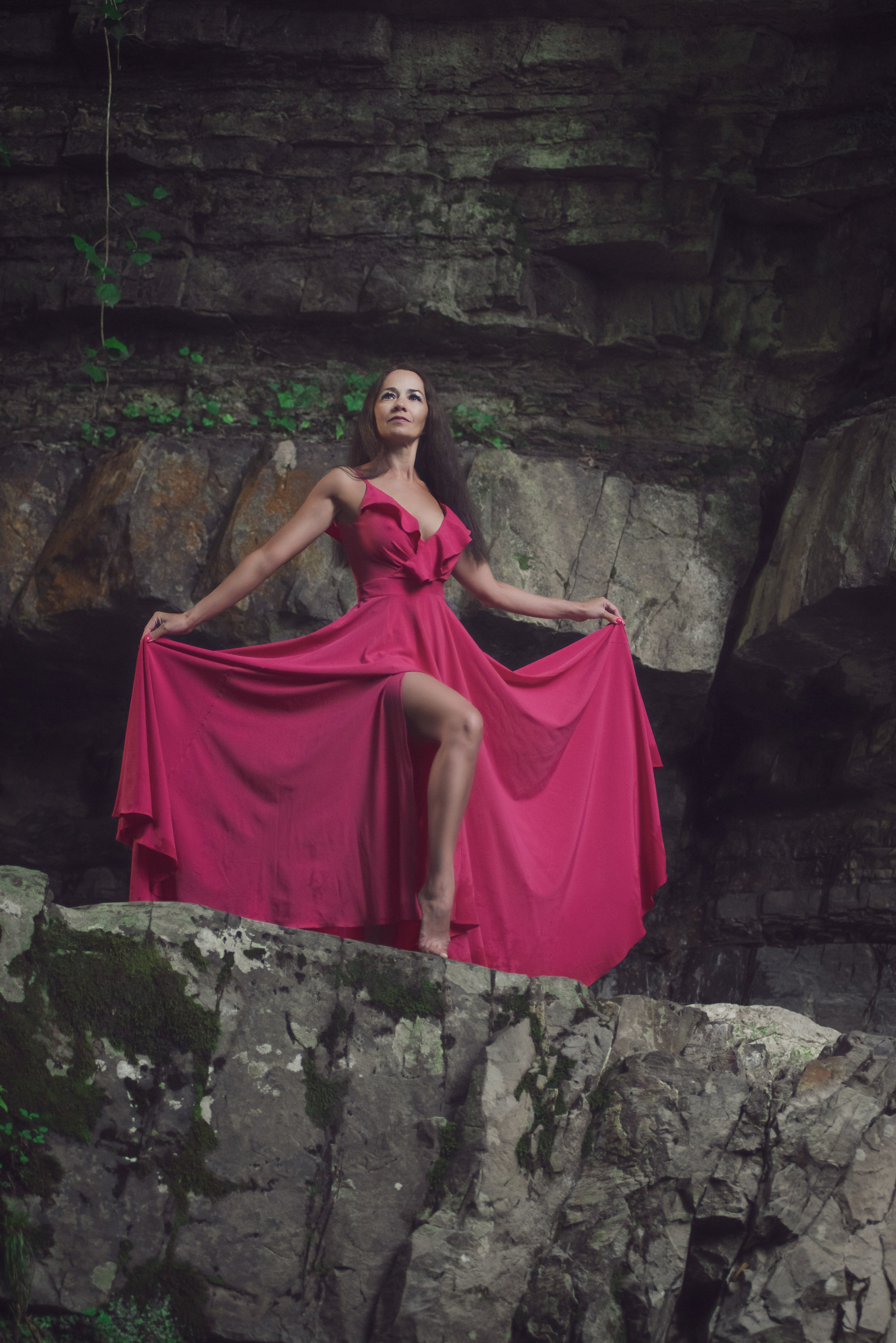 Водопадная история с Ульяной. Фотограф в Сочи Сергей Чекалин