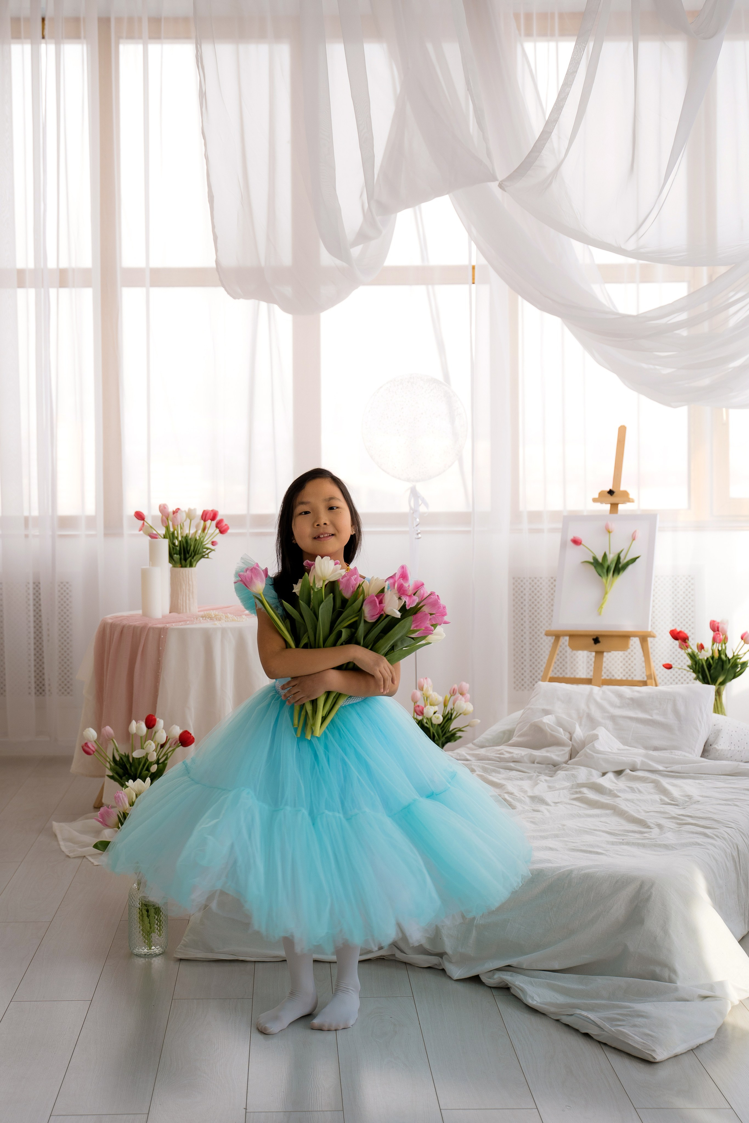 Тюльпановое настроение. Фотостудия Малина в городе Улан-Удэ. Фотограф Ирина Жарникова