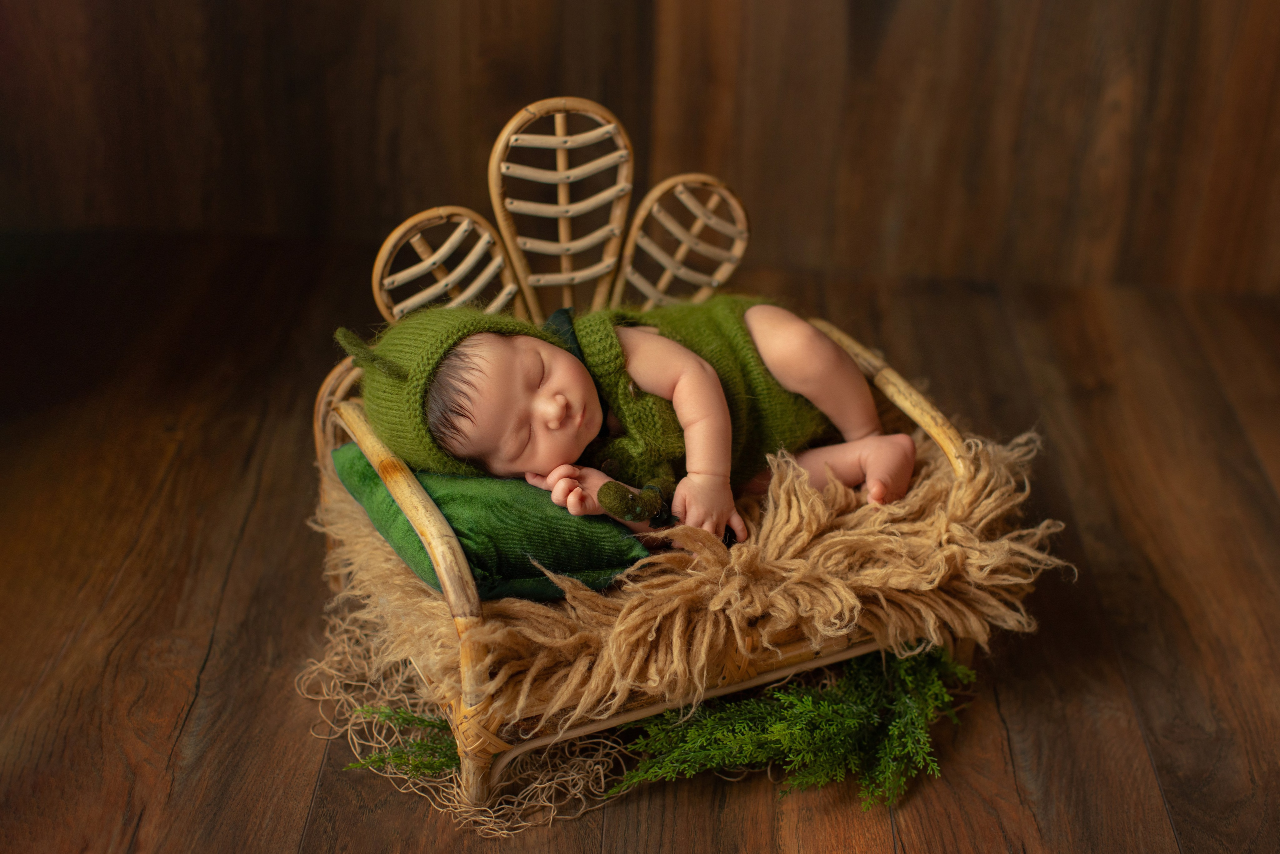 Forest green. Фотограф новорожденных, семейный фотограф в Санкт-Петербурге