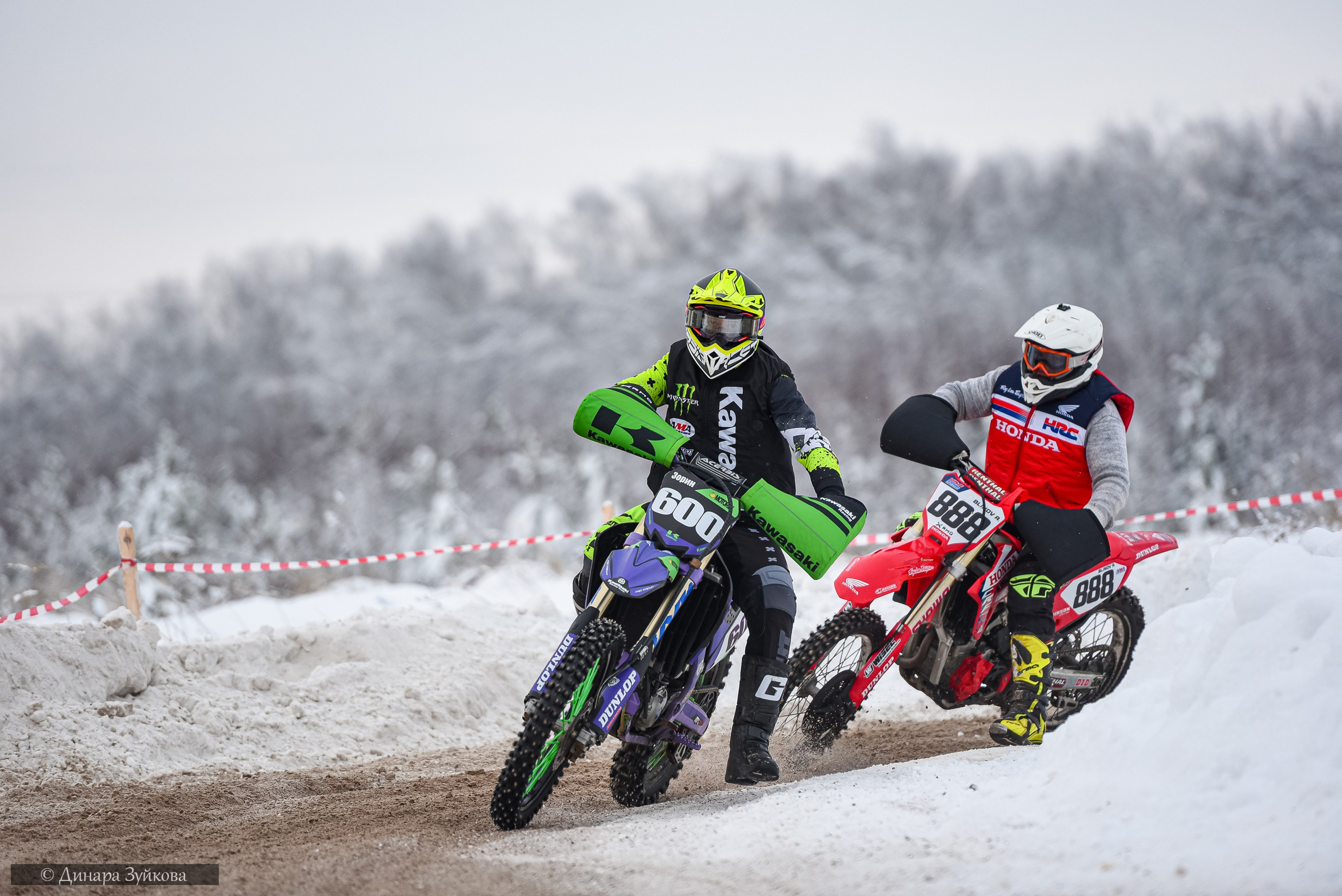 Новогодний мотокросс г. Вязники. Мотофотограф в Нижнем Новгороде Динара Зуйкова