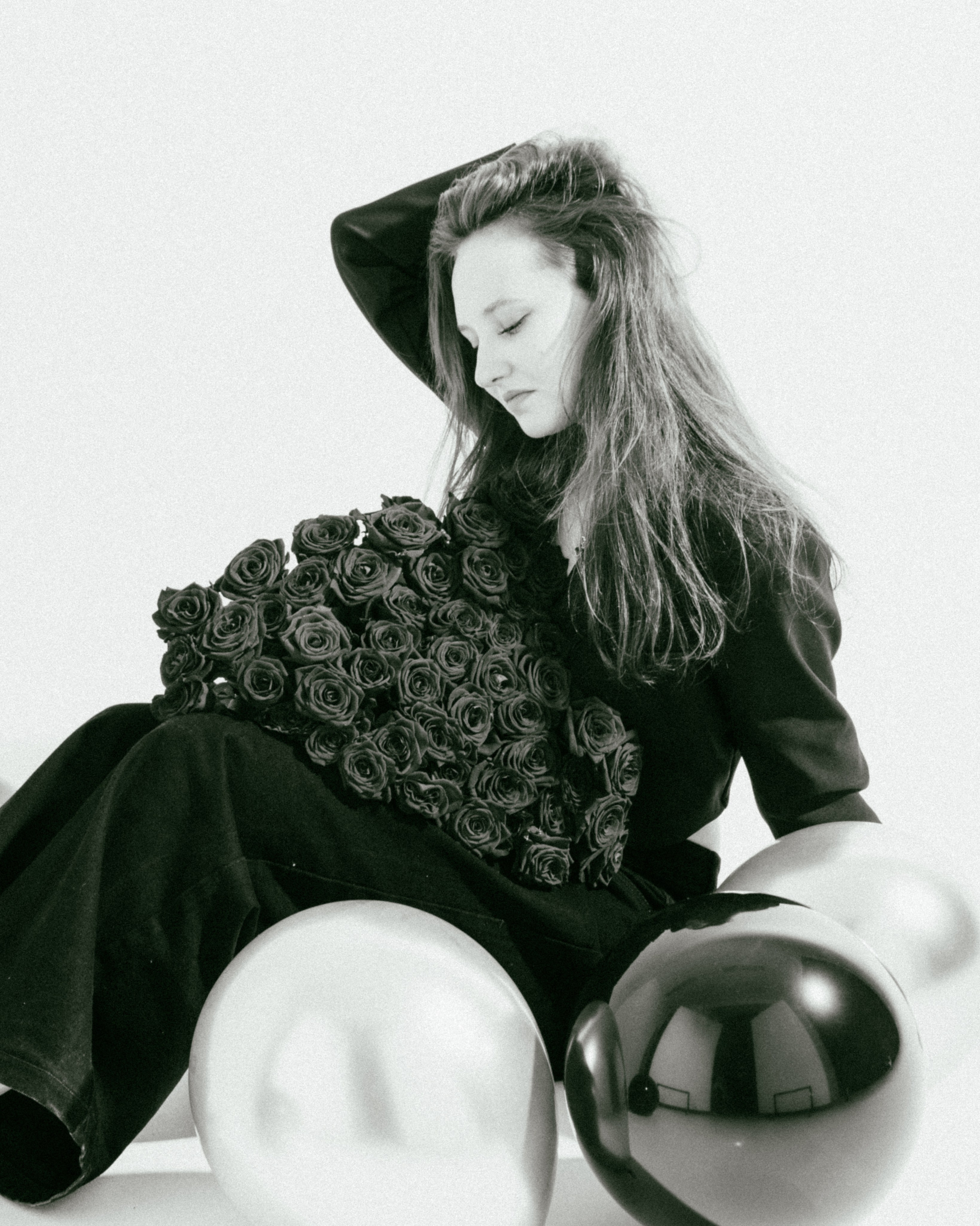 Черно-белый портрет. Портретный фотограф в Москве Владимир Саяпин