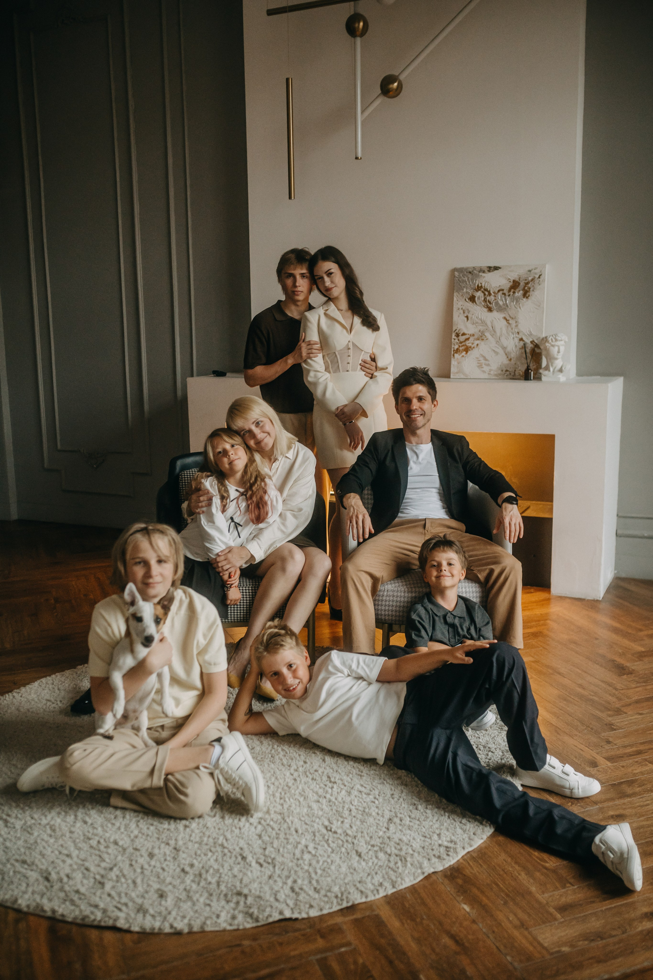 Большая семья. Фотограф в Санкт Петербурге Лара Великова