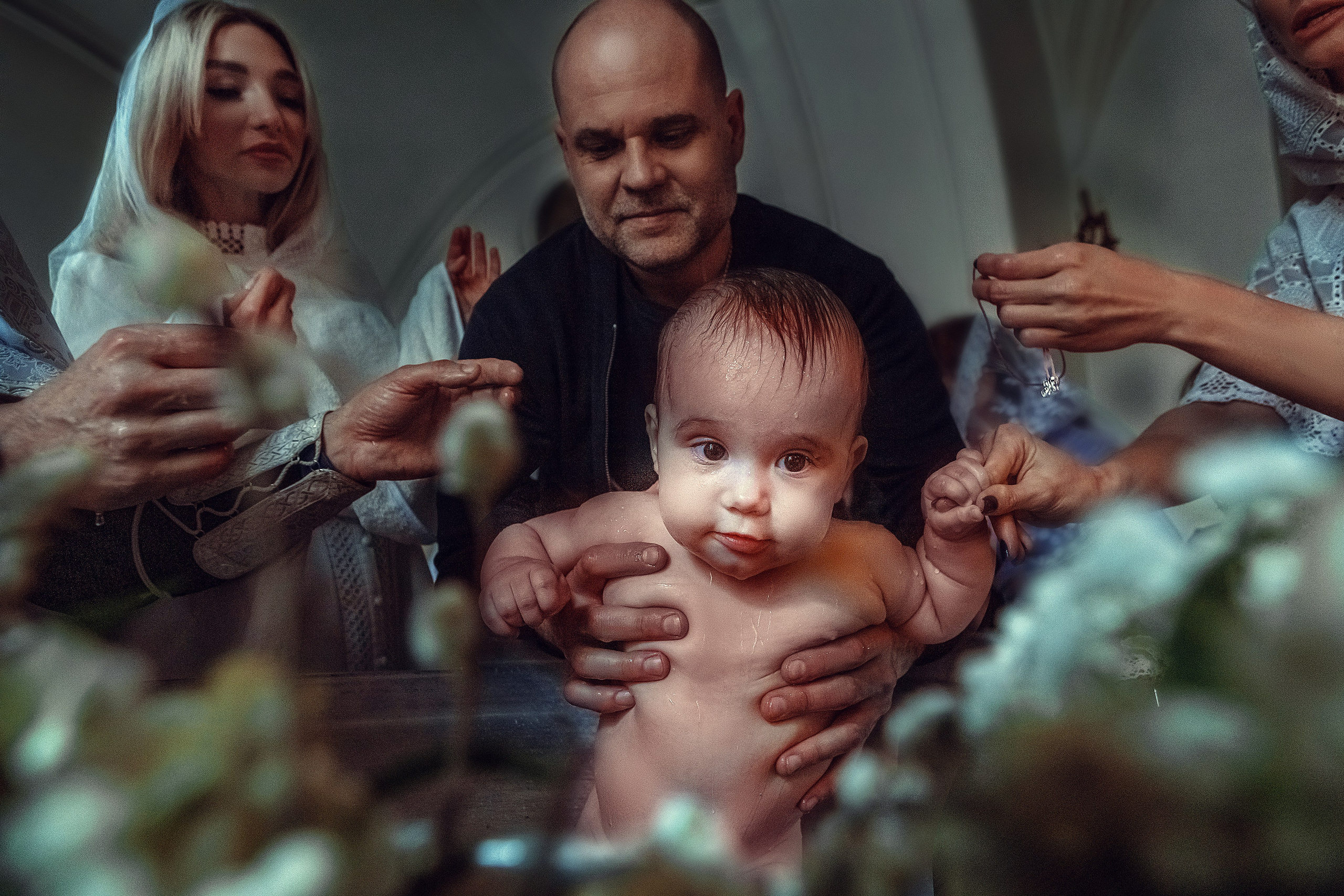 ТАИНСТВО КРЕЩЕНИЯ МЕЛАНИИ И АНАСТАСИИ. Фотограф на крестины