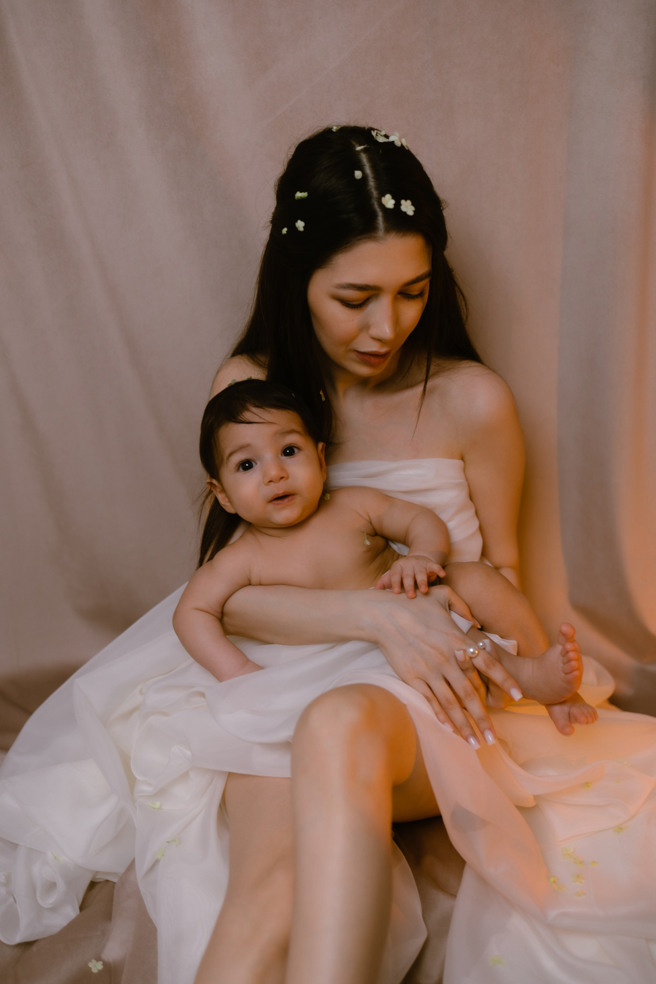 Вера и Арон, мама с малышом. Семейный и свадебный фотограф в Самаре Анастасия Воропаева