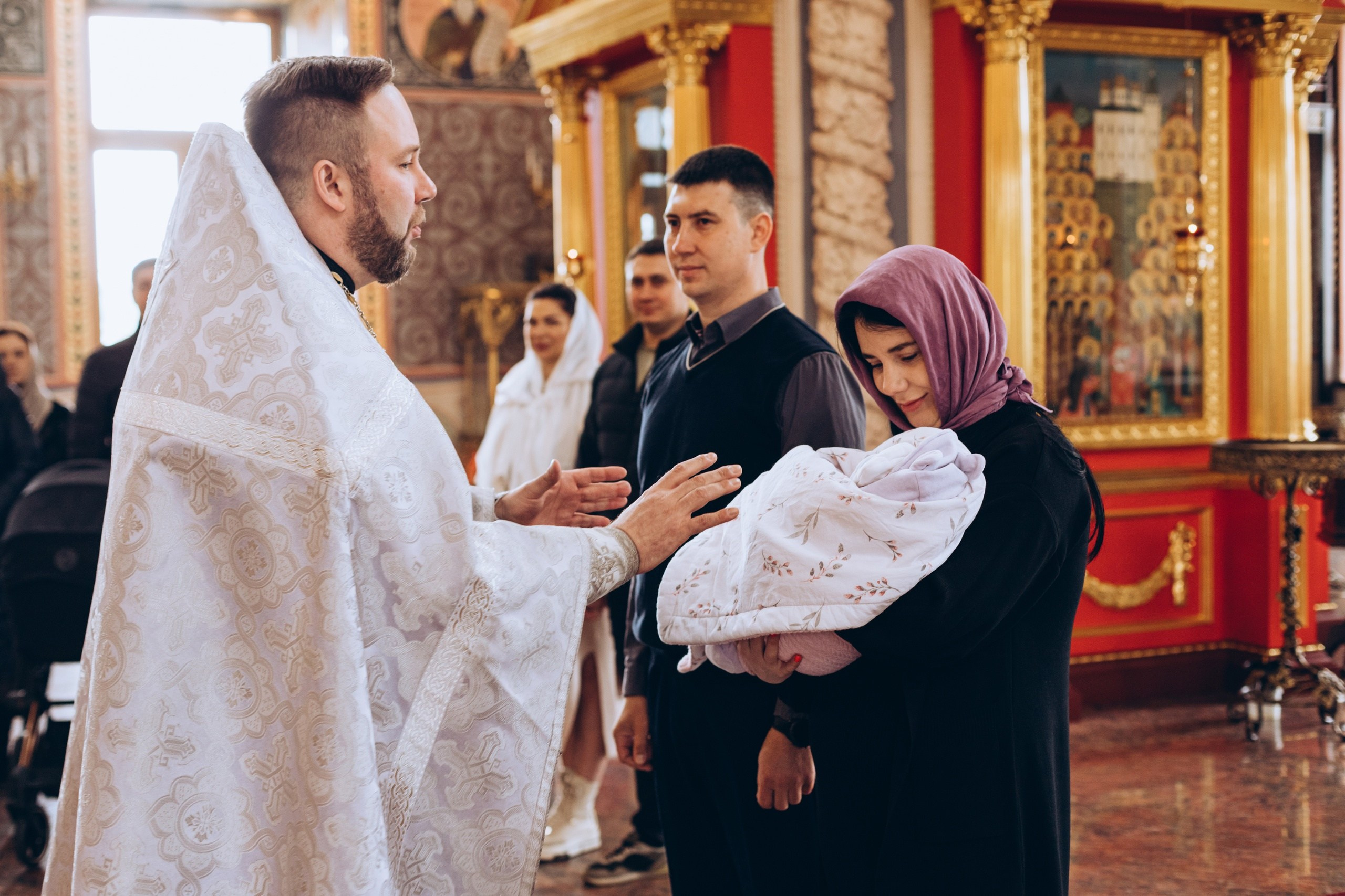 Крещение в Соборе в честь князя Георгия Всеволодовича. Свадебный и семейный фотограф в Нижнем Новгороде Екатерина Наймарк