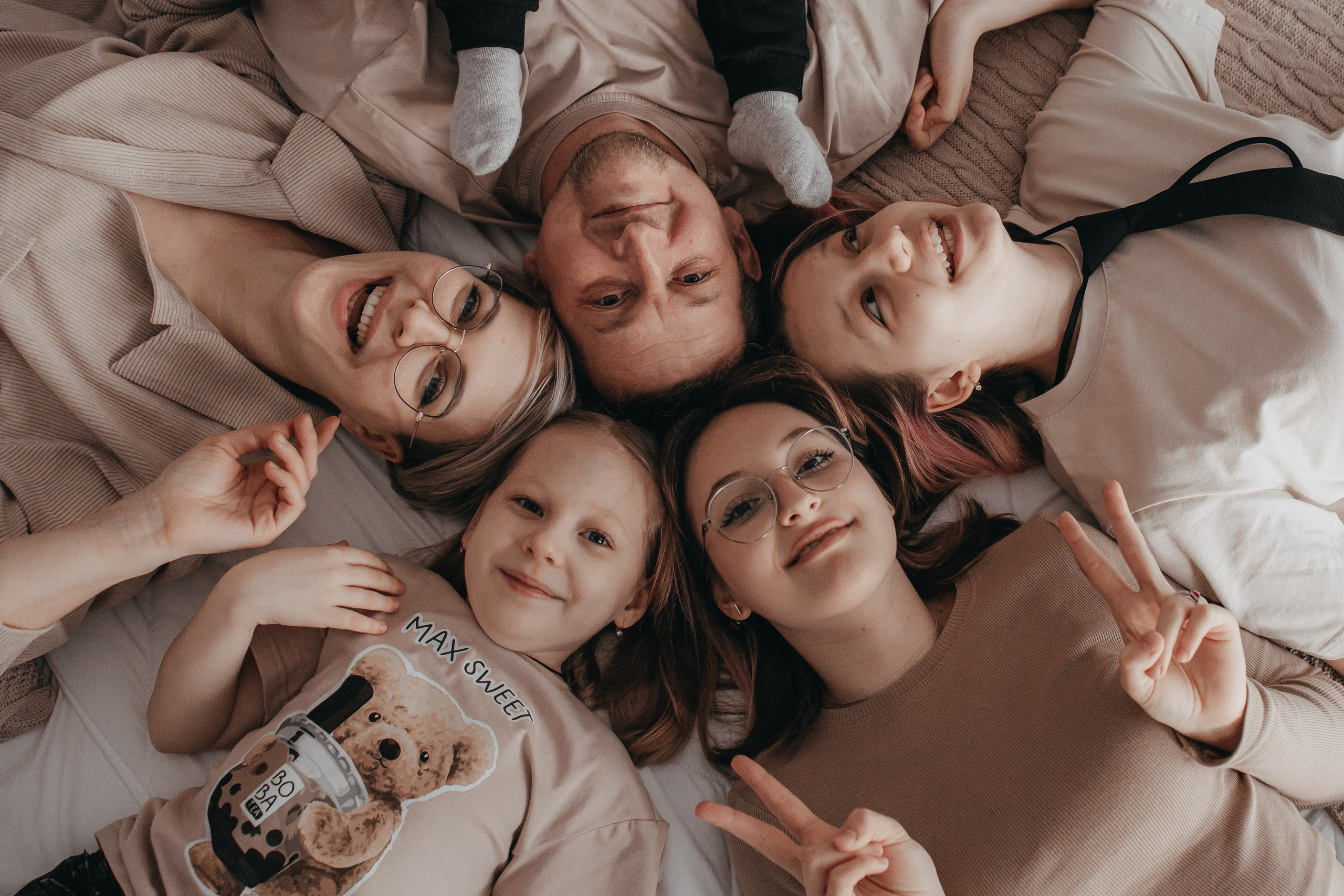 Фотосессия для многодетной семьи в студии. Семейный фотограф в Москве, Щелково, Фрязино _ Виктория Степанова