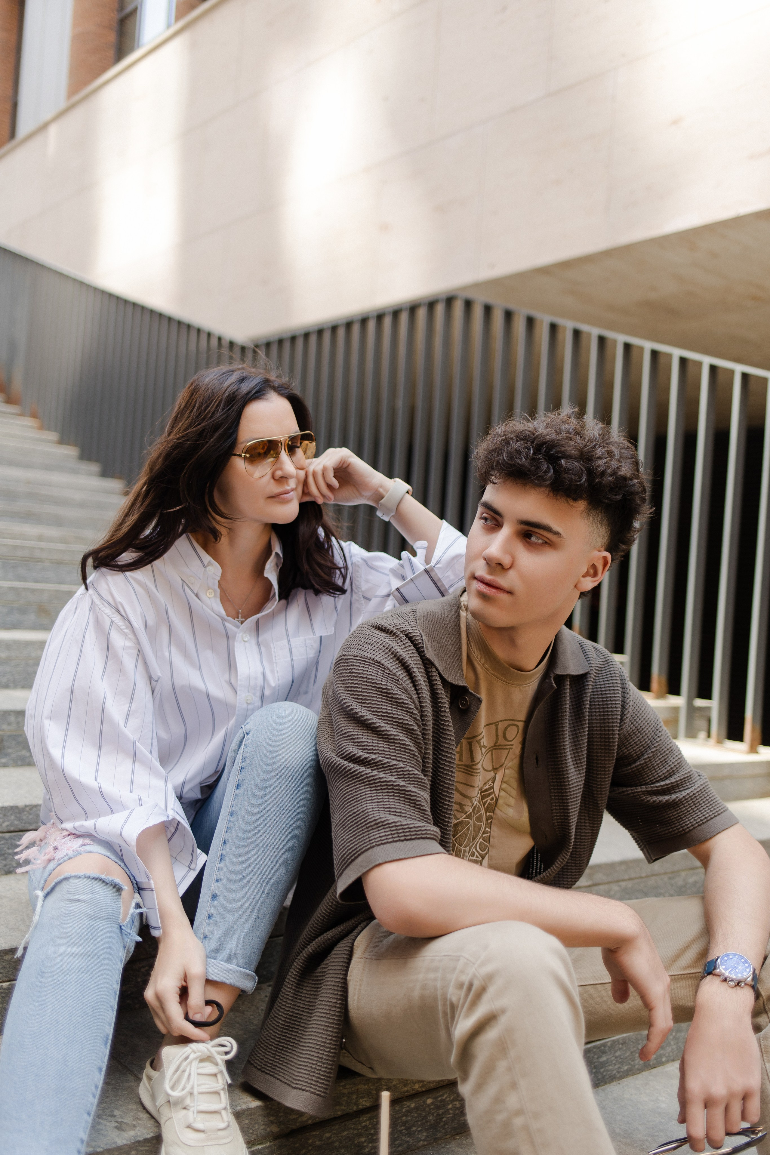 Алена с семьей. Семейный и детский фотограф в Москве Кузьмина Мария