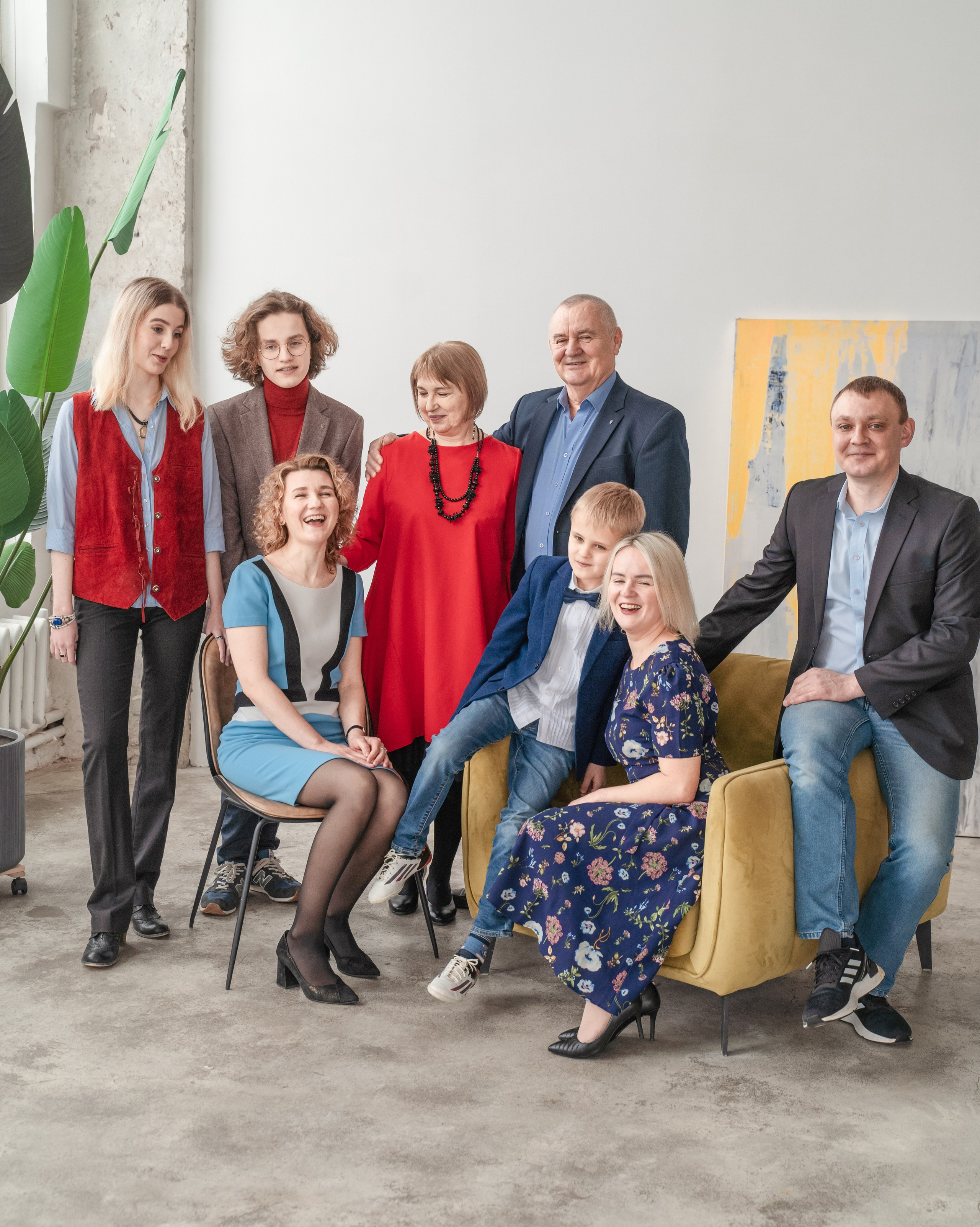 Семейная. Студийная фотосессия. Фотограф в Москве Ленарская Дарья