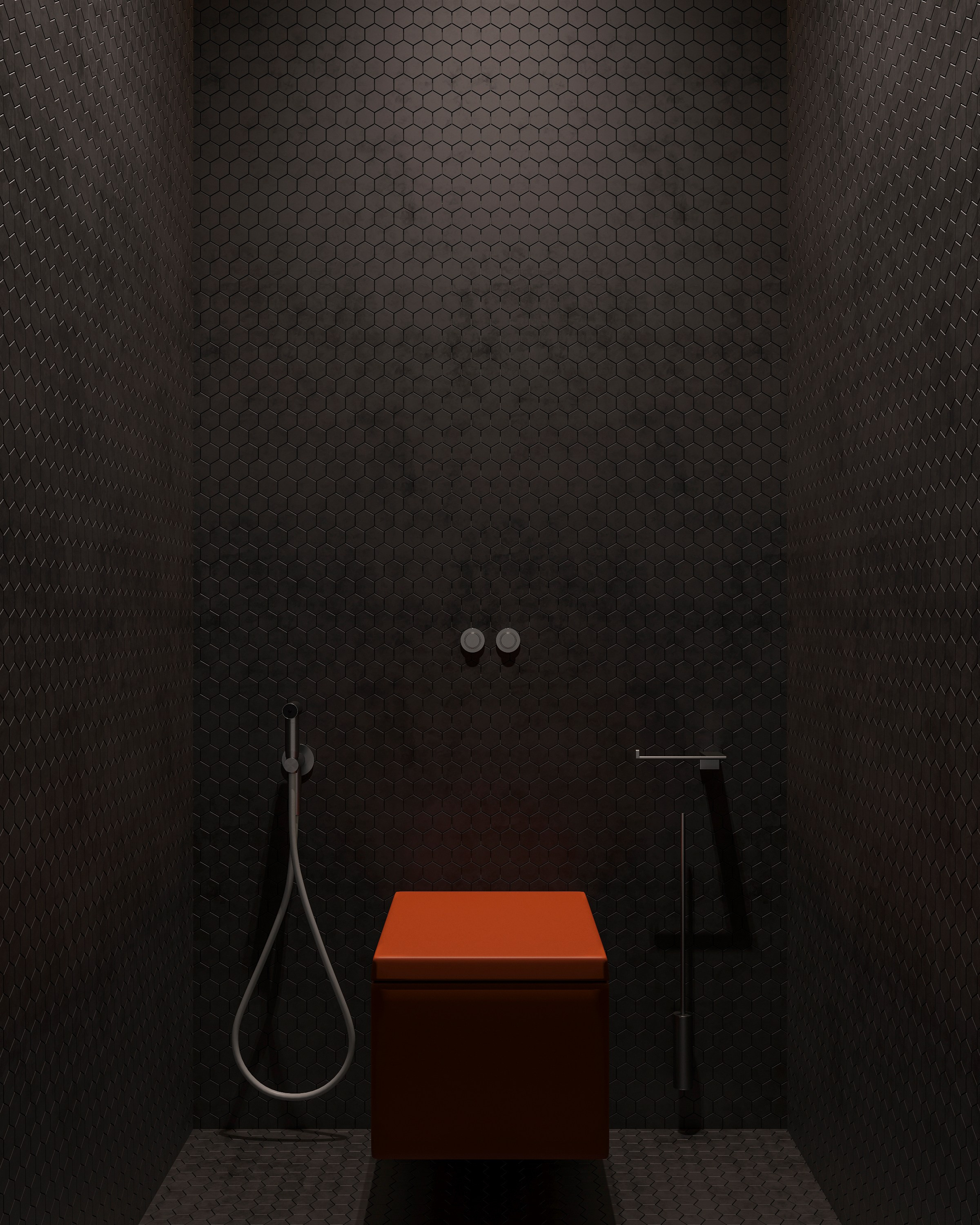 LUXURIOUS SIMPLICITY | BLACK CONCEPT. Interior Visualization by Valerie Stetyukevich