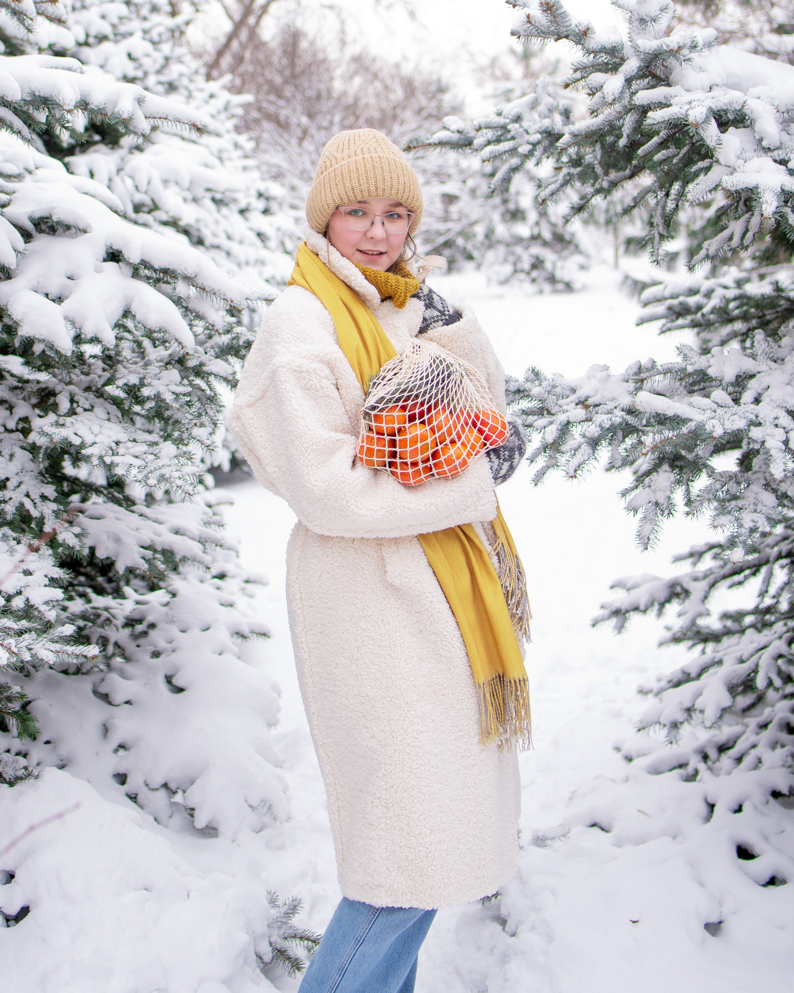 Зимний мандарин. Фотограф