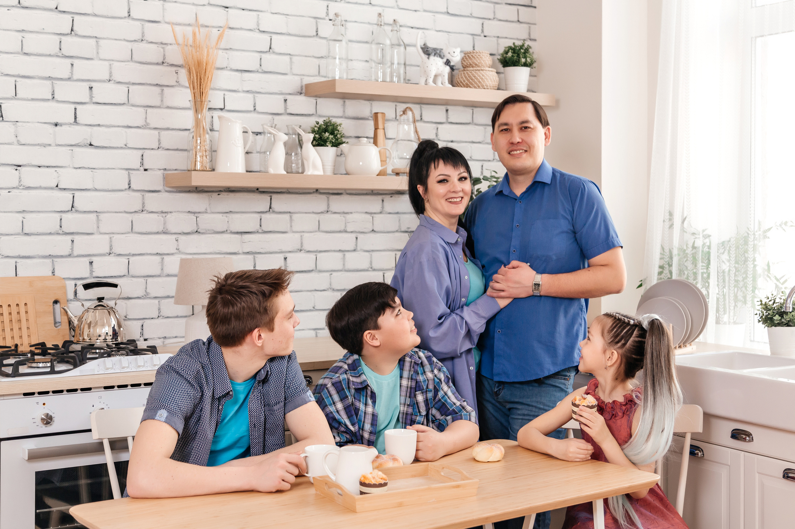 Семейная фотосессия в фотостудии Амаре. Свадебный и семейный фотограф в Новосибирске Ирина Дорошкова