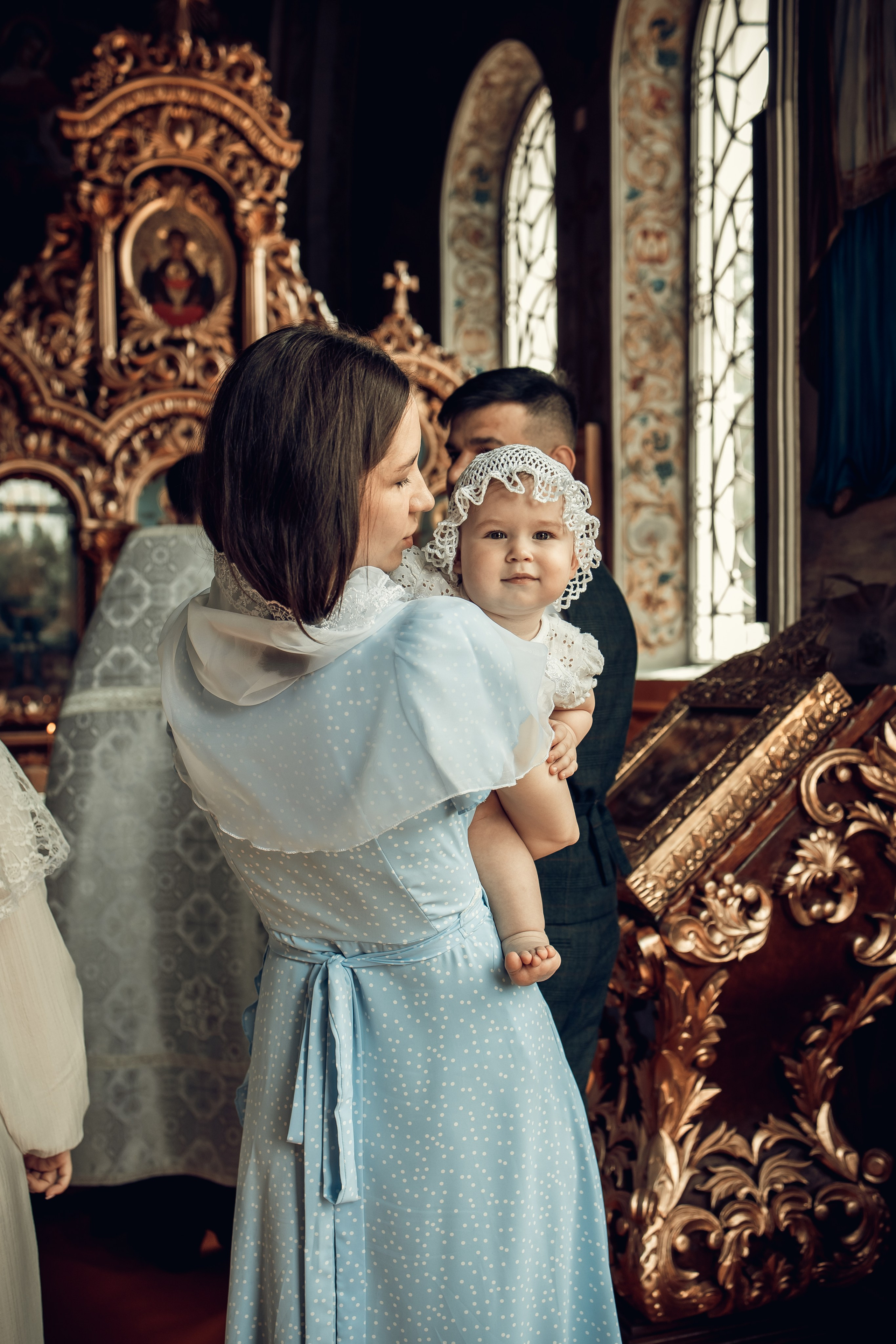 Таинство Крещения Василисы. Свято-Успенский храм. Свадебный фотограф Краснодар Инна Кириенко