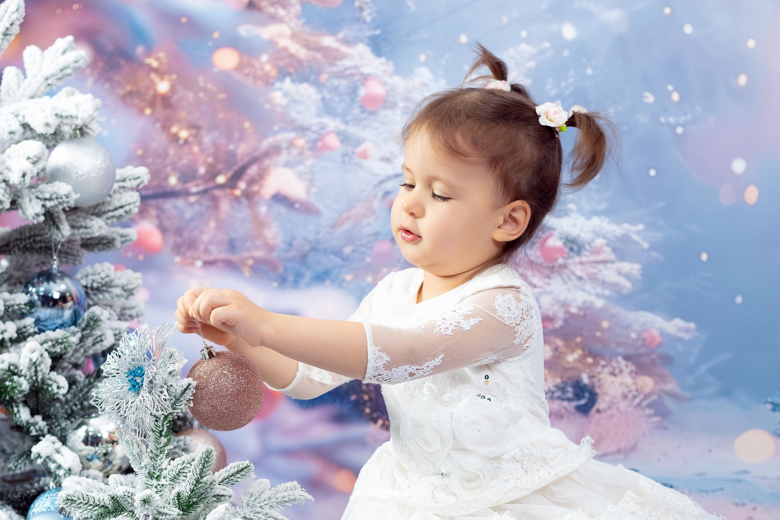 Семейная новогодняя фотосессия. Фотостудия «Олеся». Фотостудия в г. Верхняя Пышма