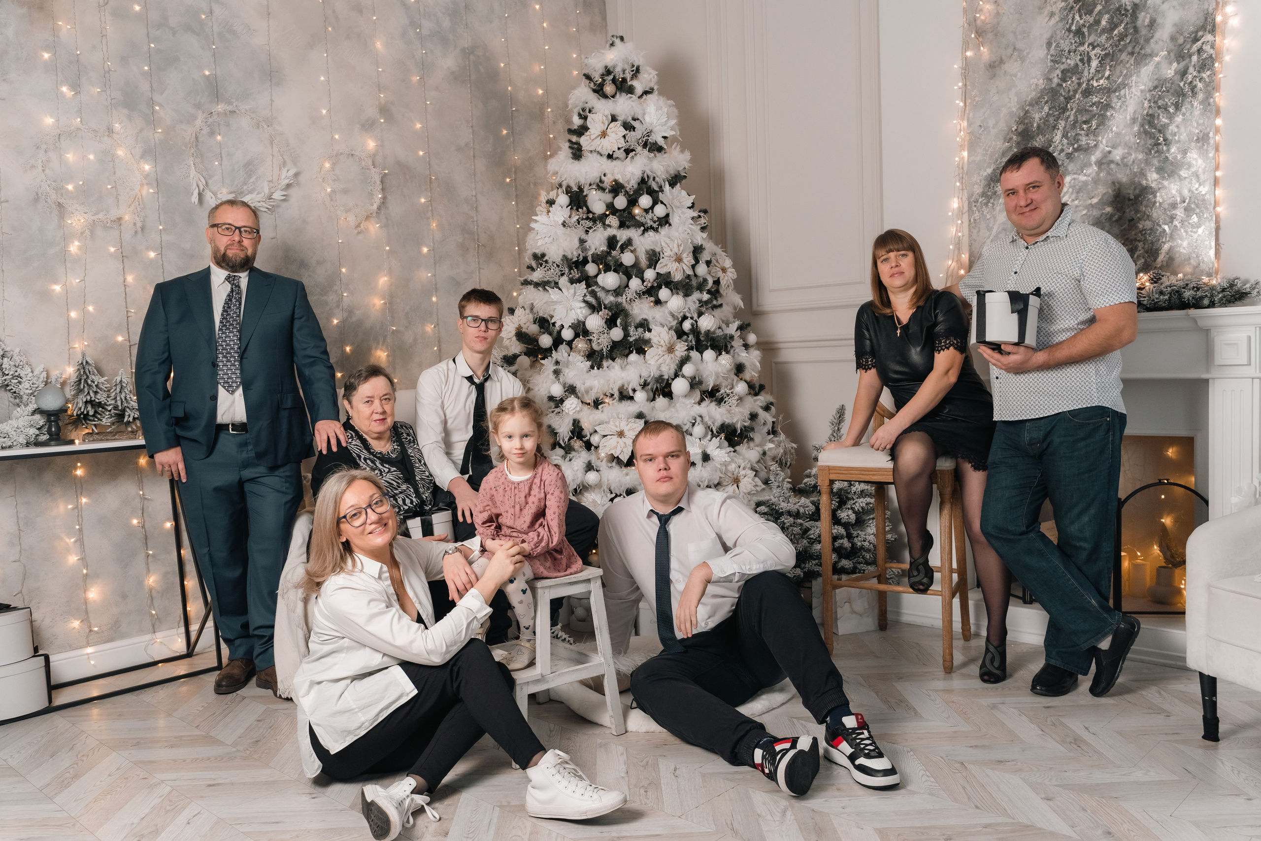 Семейные Новогодние истории. Свадебный и семейный фотограф в Омске Белозерова Александра