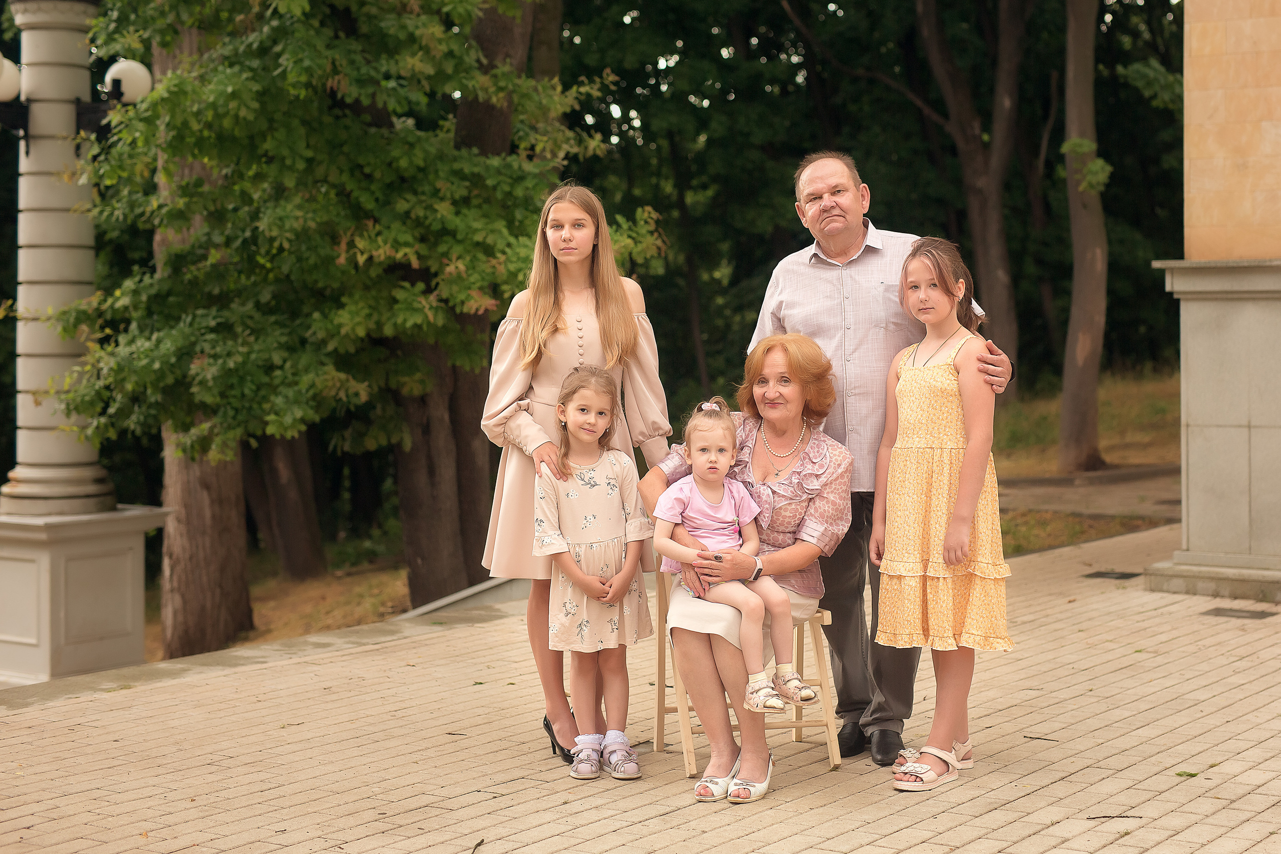 Большая семья. Фотограф на крещение и венчание