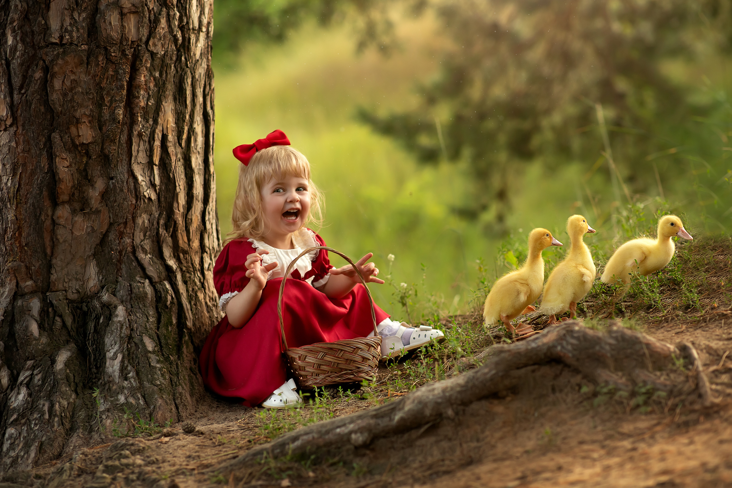 Варюша и Витюша утята. Фотограф на крещение и венчание