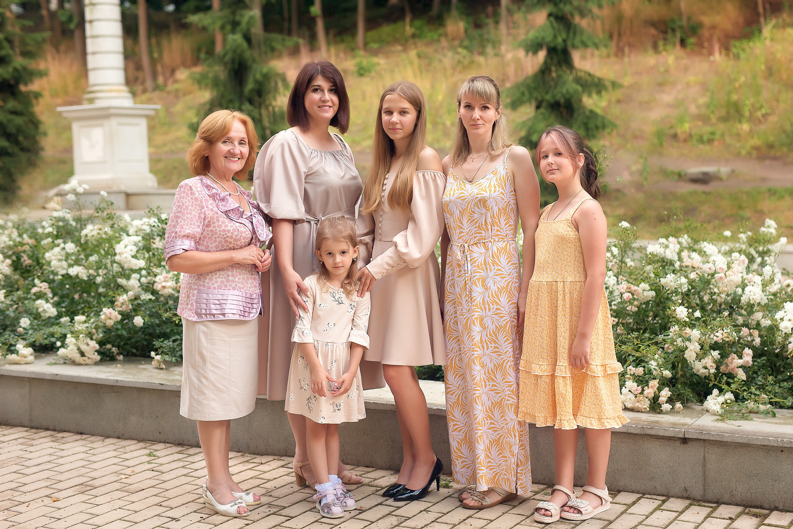 Большая семья. Фотограф на крещение и венчание