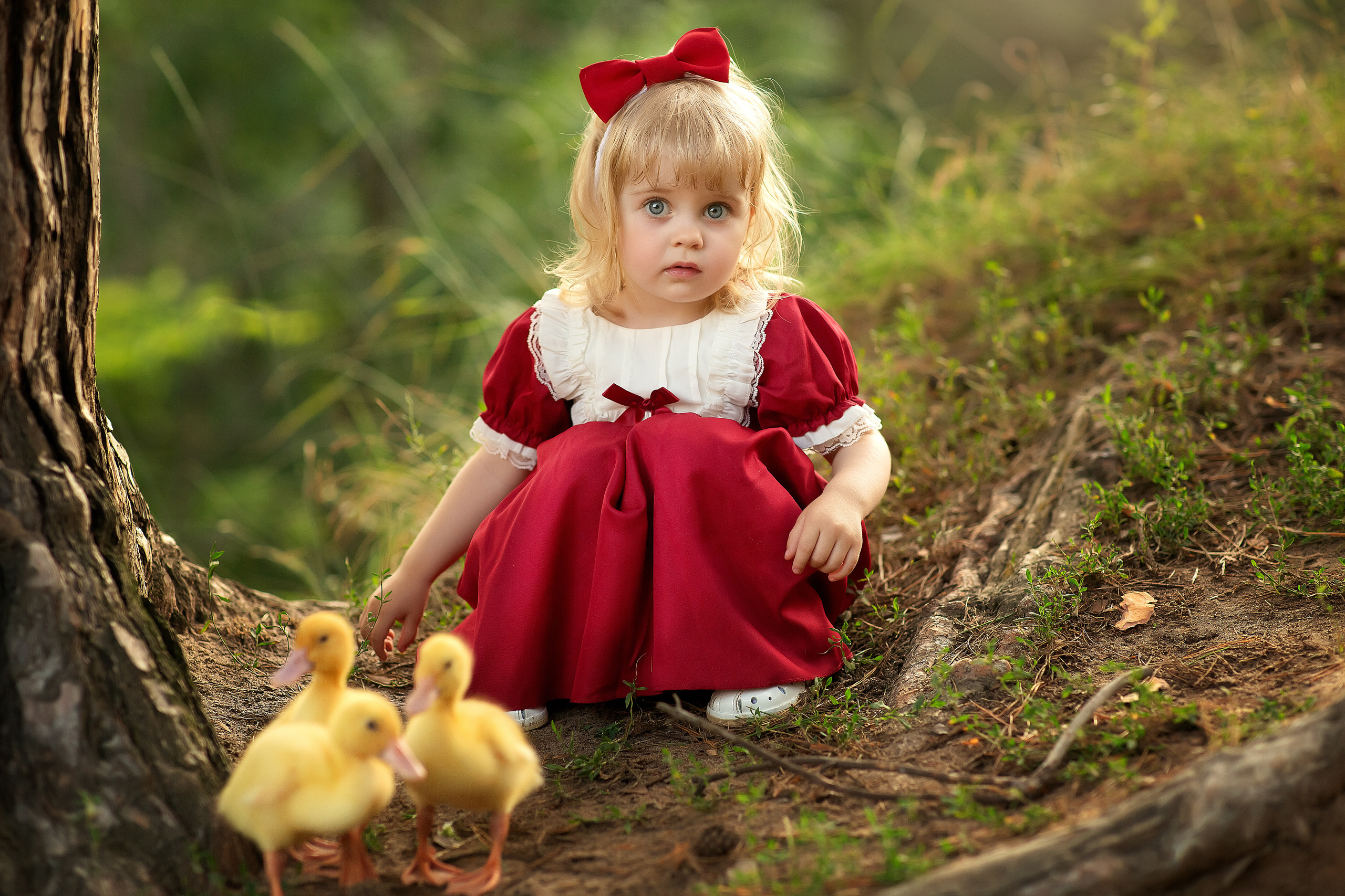 Варюша и Витюша утята. Фотограф на крещение и венчание