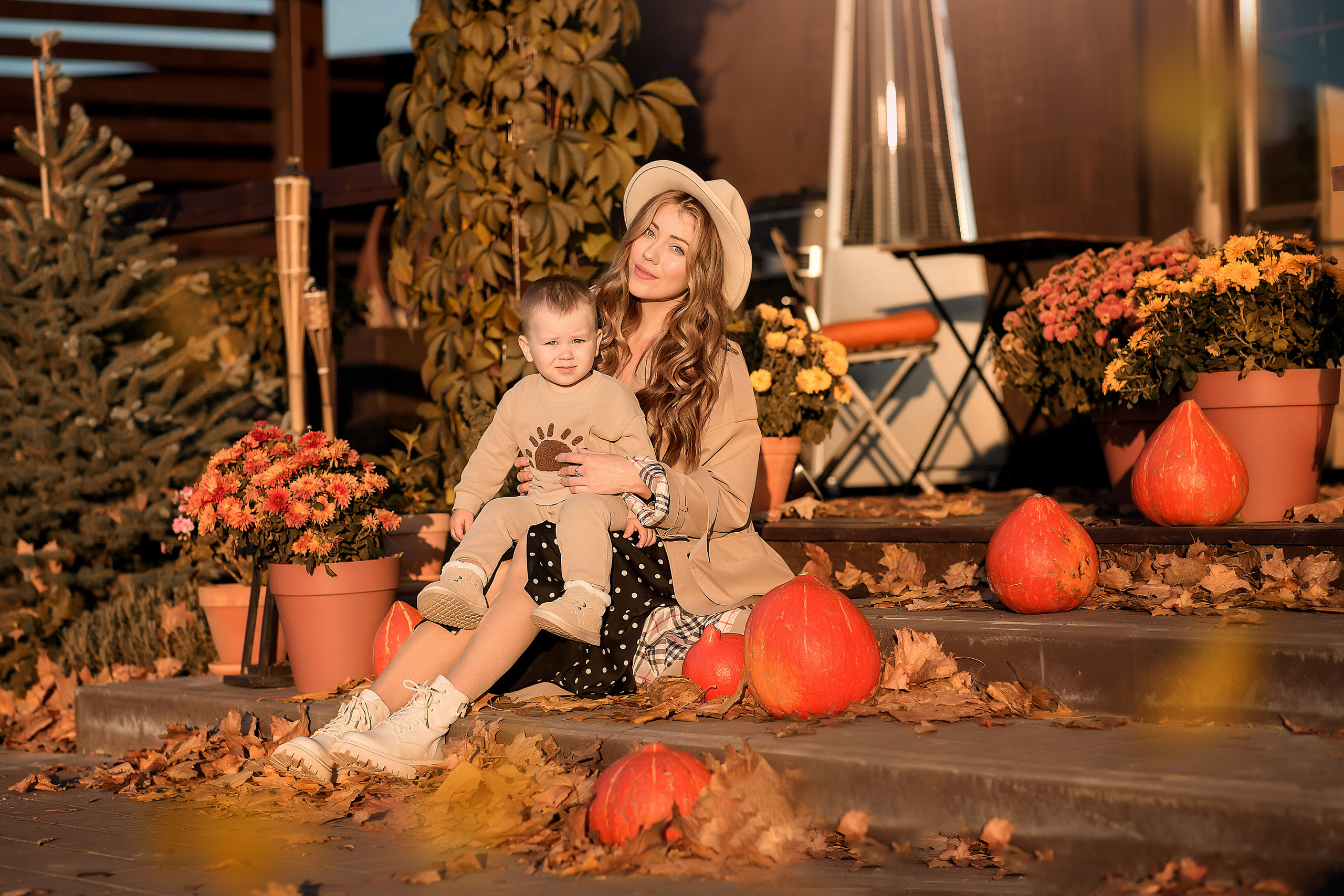 Марина, Владимир, Тёма. Фотограф на крещение и венчание