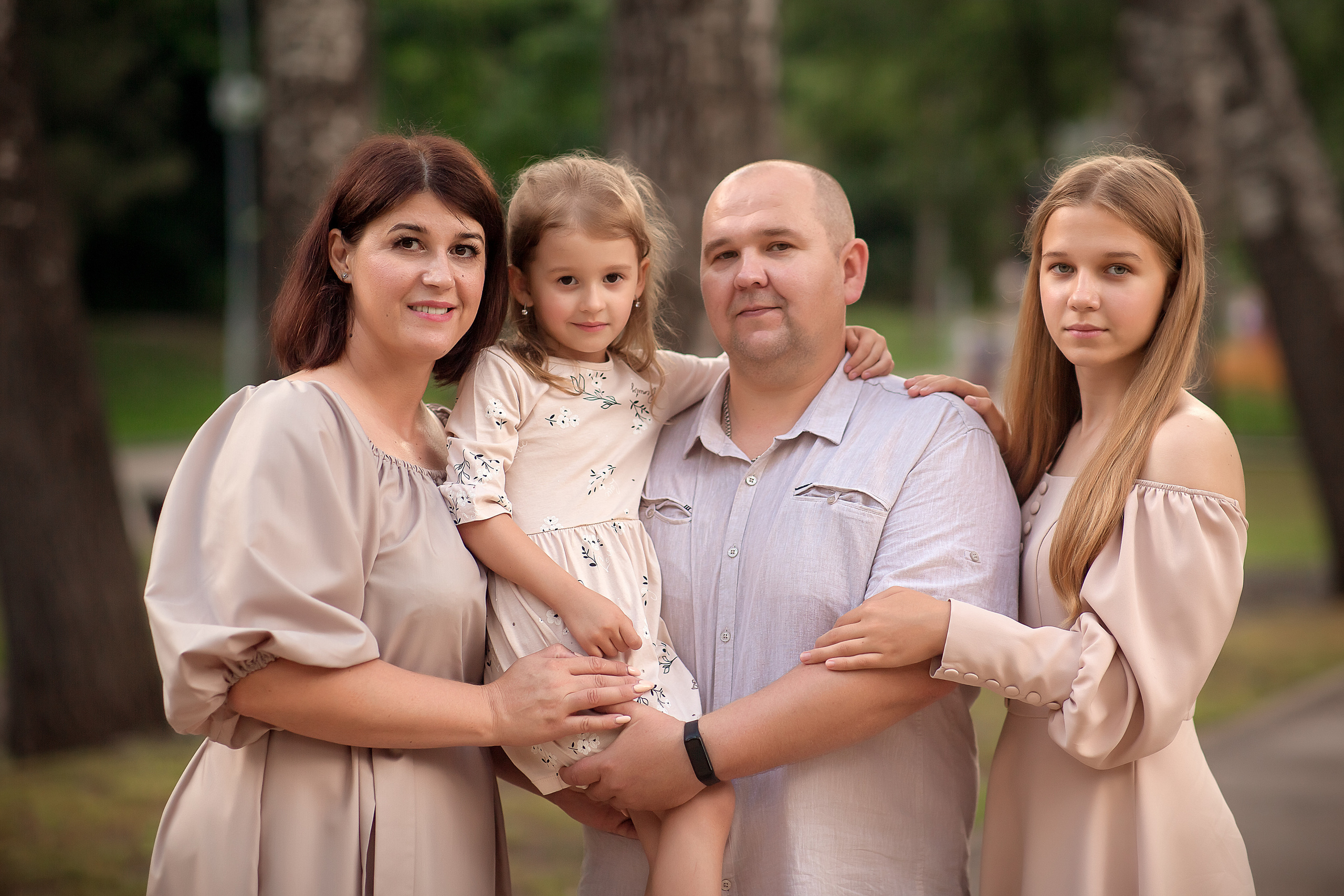 Большая семья. Фотограф на крещение и венчание