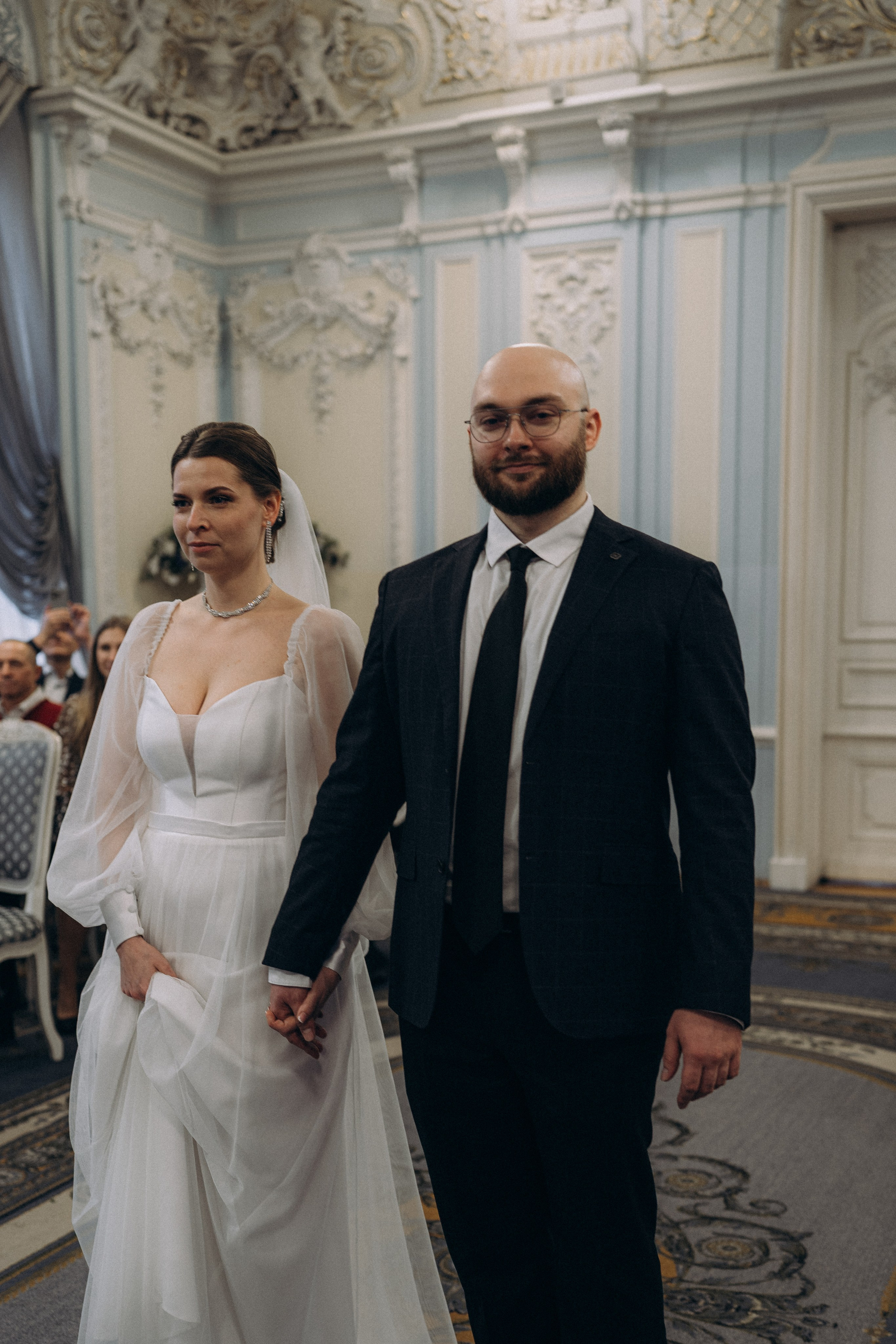 СВАДЕБНАЯ СЬЕМКА ВО ВТОРОМ ДВОРЦЕ (ДЕКАБРЬ) ТАКЖЕ СЬЕМКА В СТУДИИ НА ЧЕРНЫШЕВСКОЙ. Профессиональный фотограф, Санкт-Петербург — Виктория Богомолова