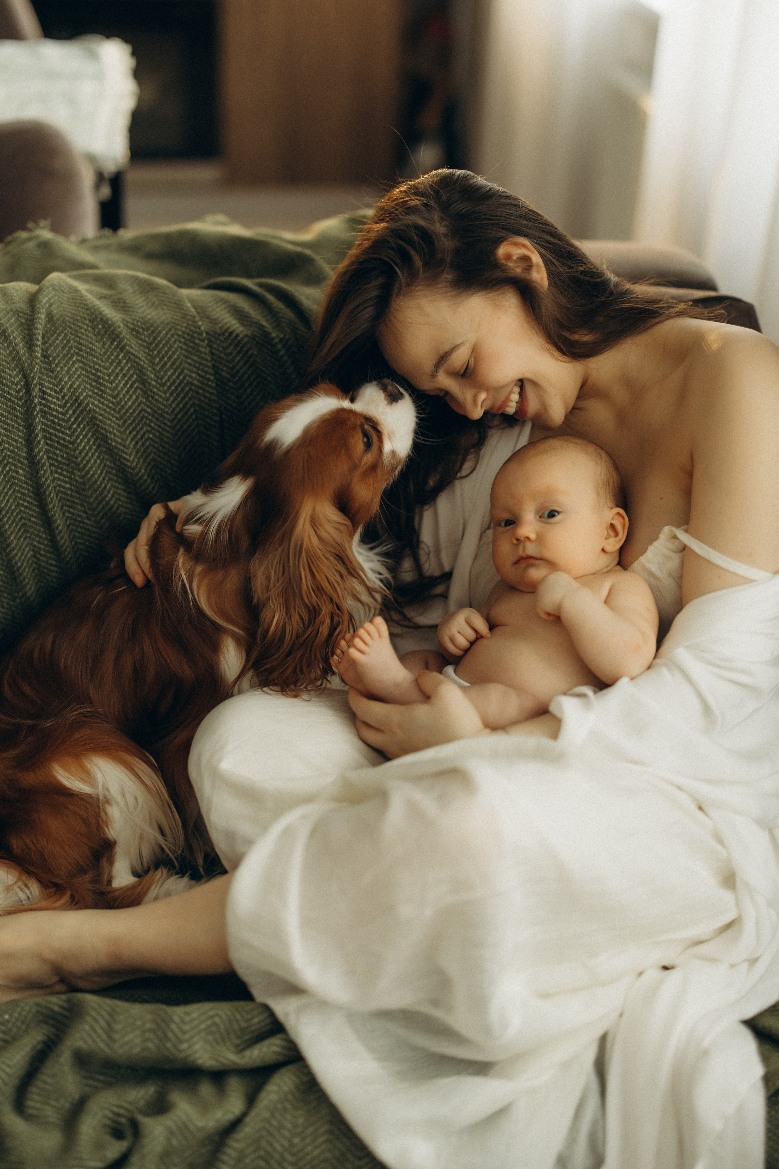 Аня, Ефим, Лимон. Семейный фотограф Оля Гладченко