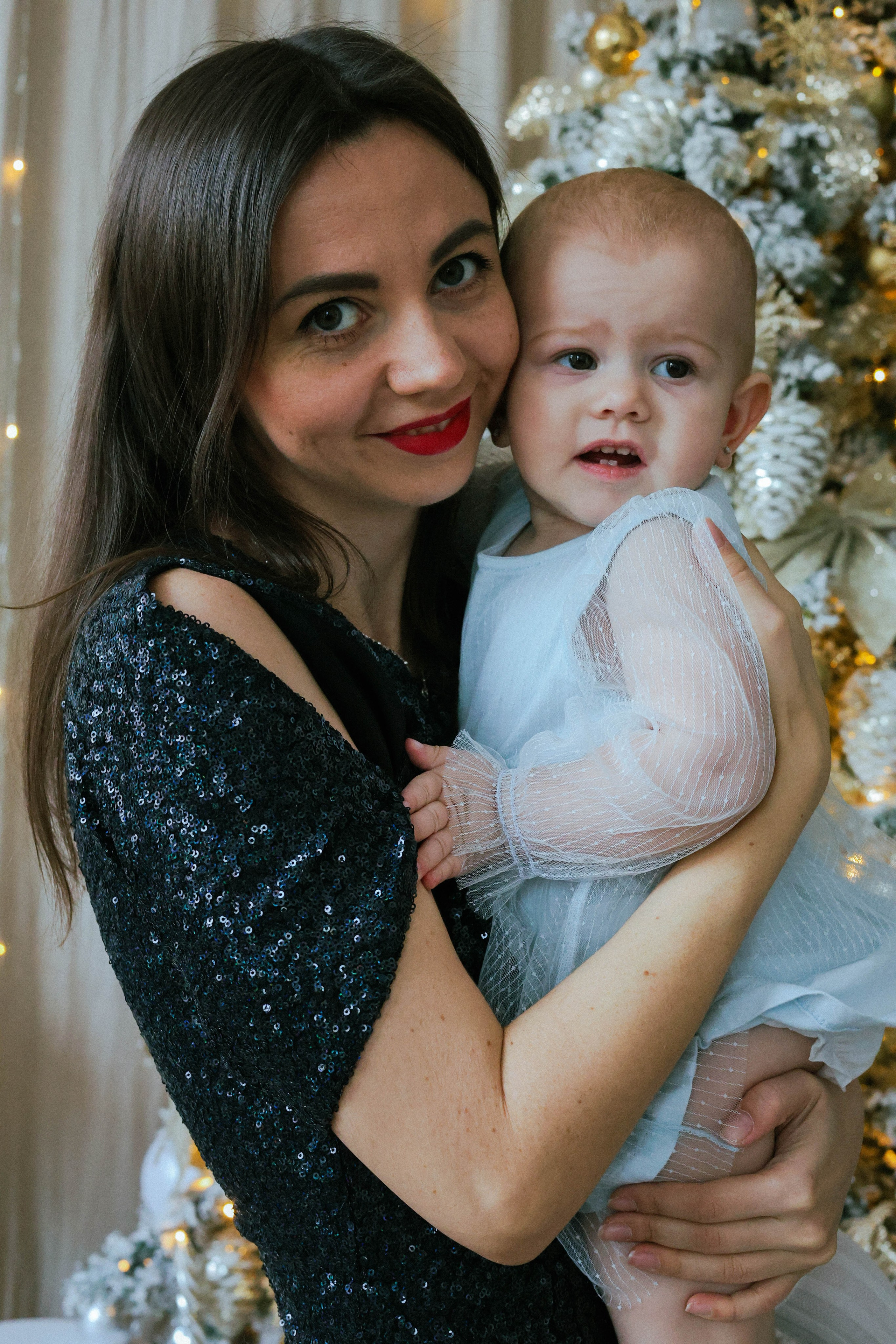 Новогодняя история «Ирина и ее семья». Фотограф в Москве Анастасия Калинина