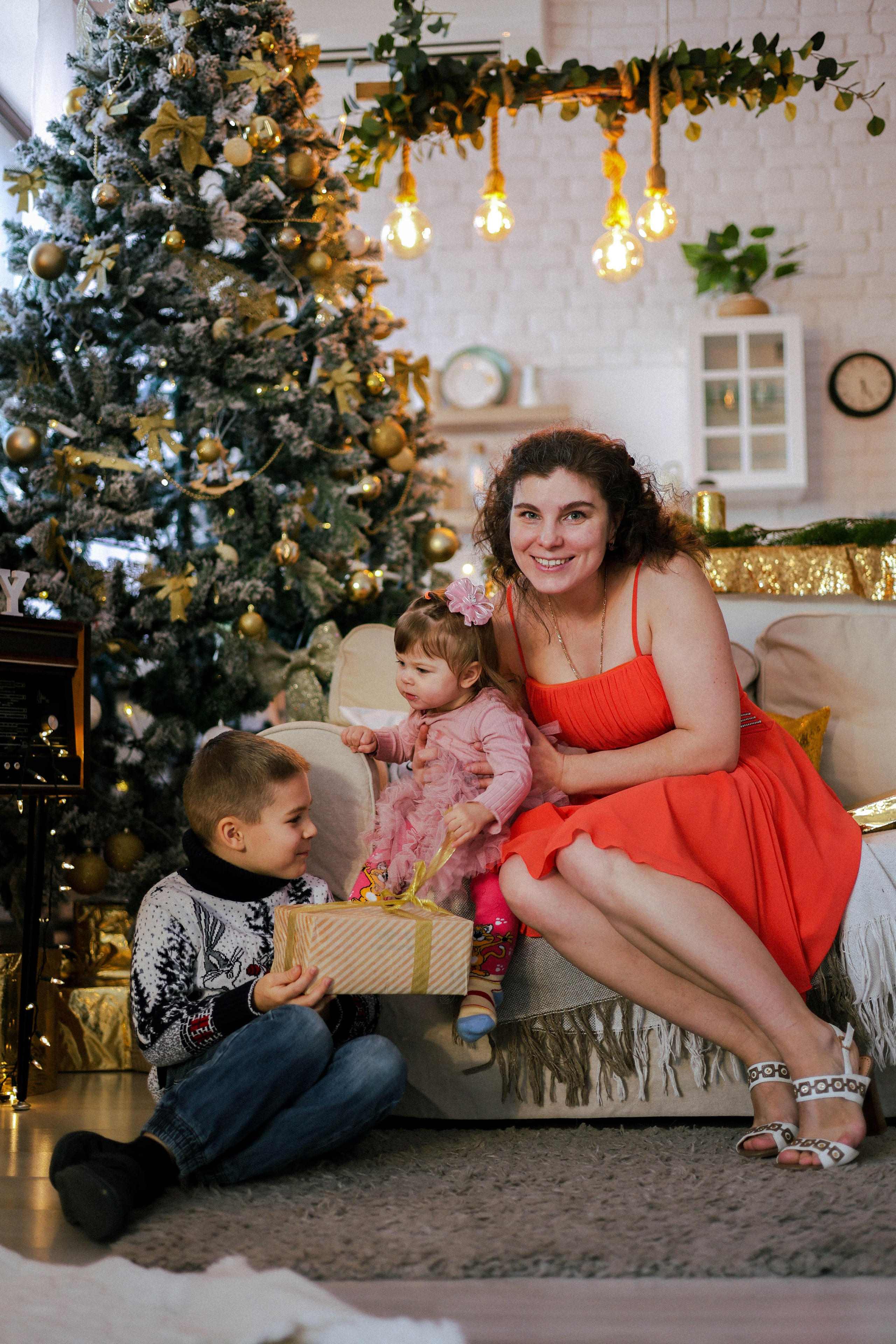 Новогодняя история «Нелля и ее семья». Фотограф в Москве Анастасия Калинина