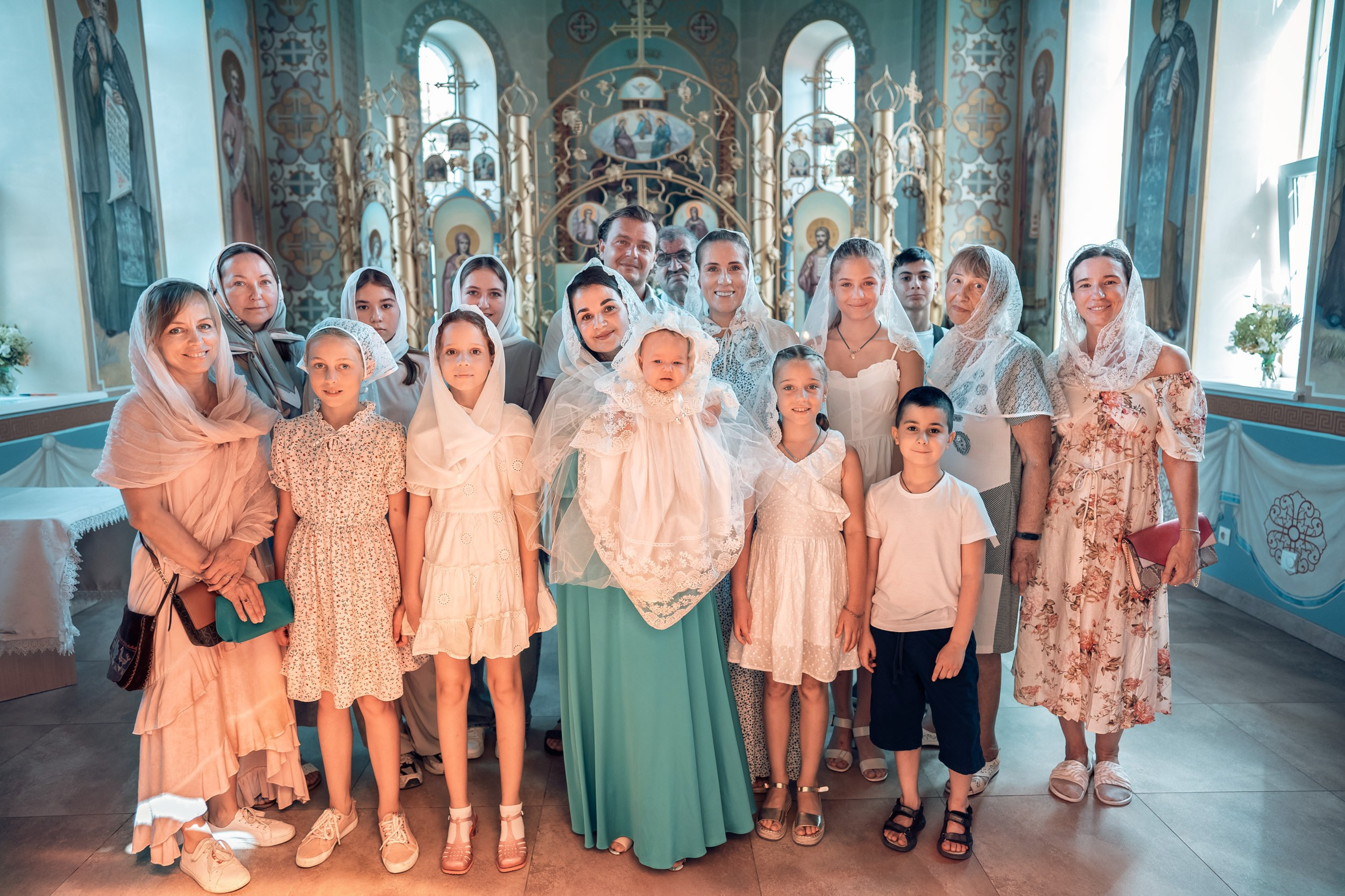 Крещение в храме ап.Андрея Первозванного г. Севастополь. Церковный фотограф Севастополь