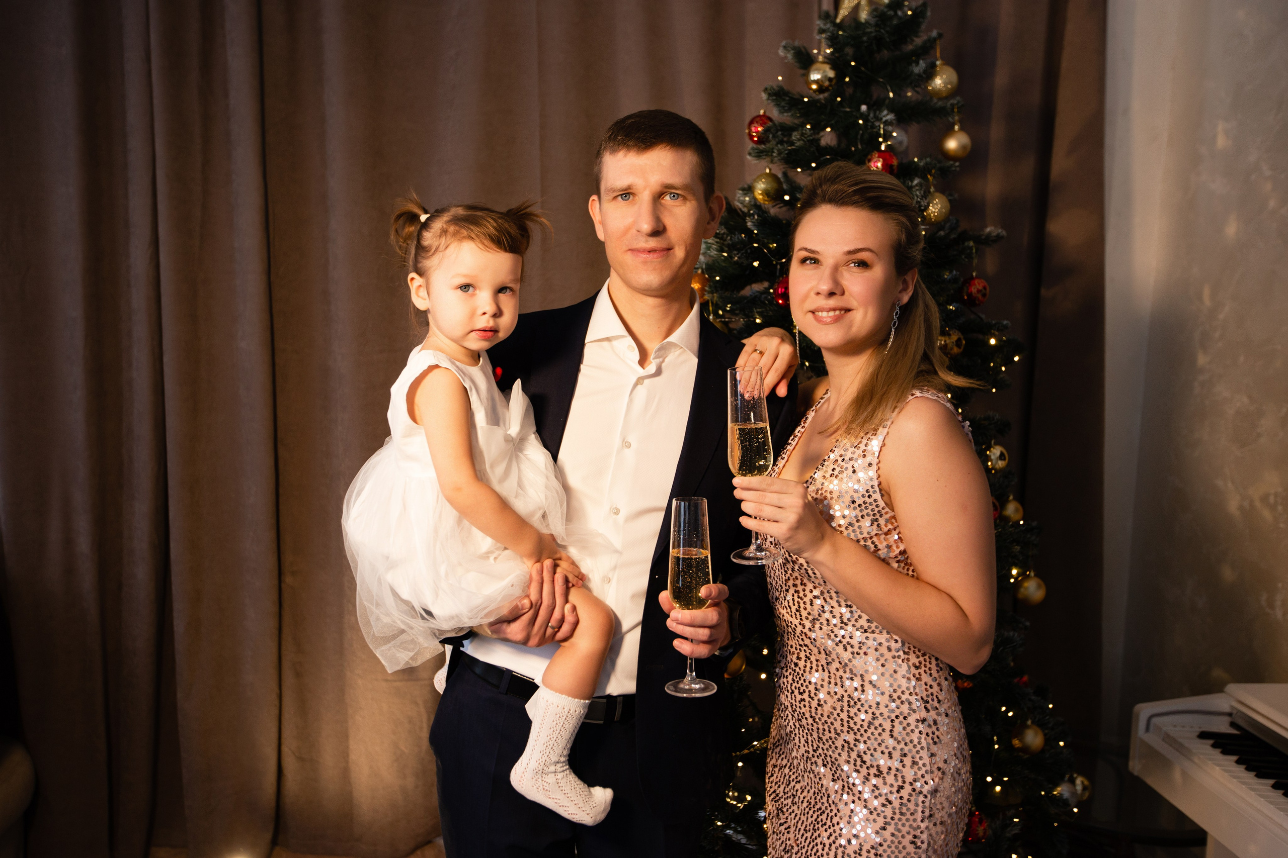 Новогодняя фотосессия дома. Семейный фотограф Фрязино Зрячева Кристина