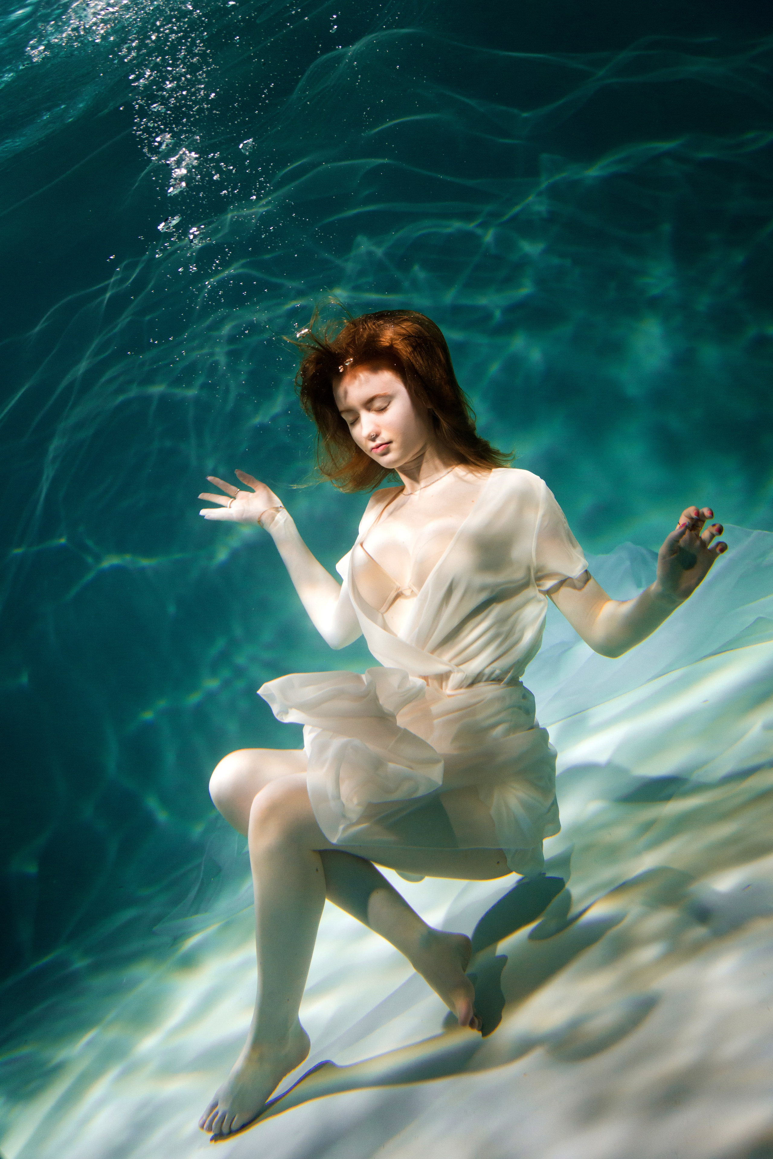 Под водой. Фотограф и дизайнер в Москве Екатерина Лобачева