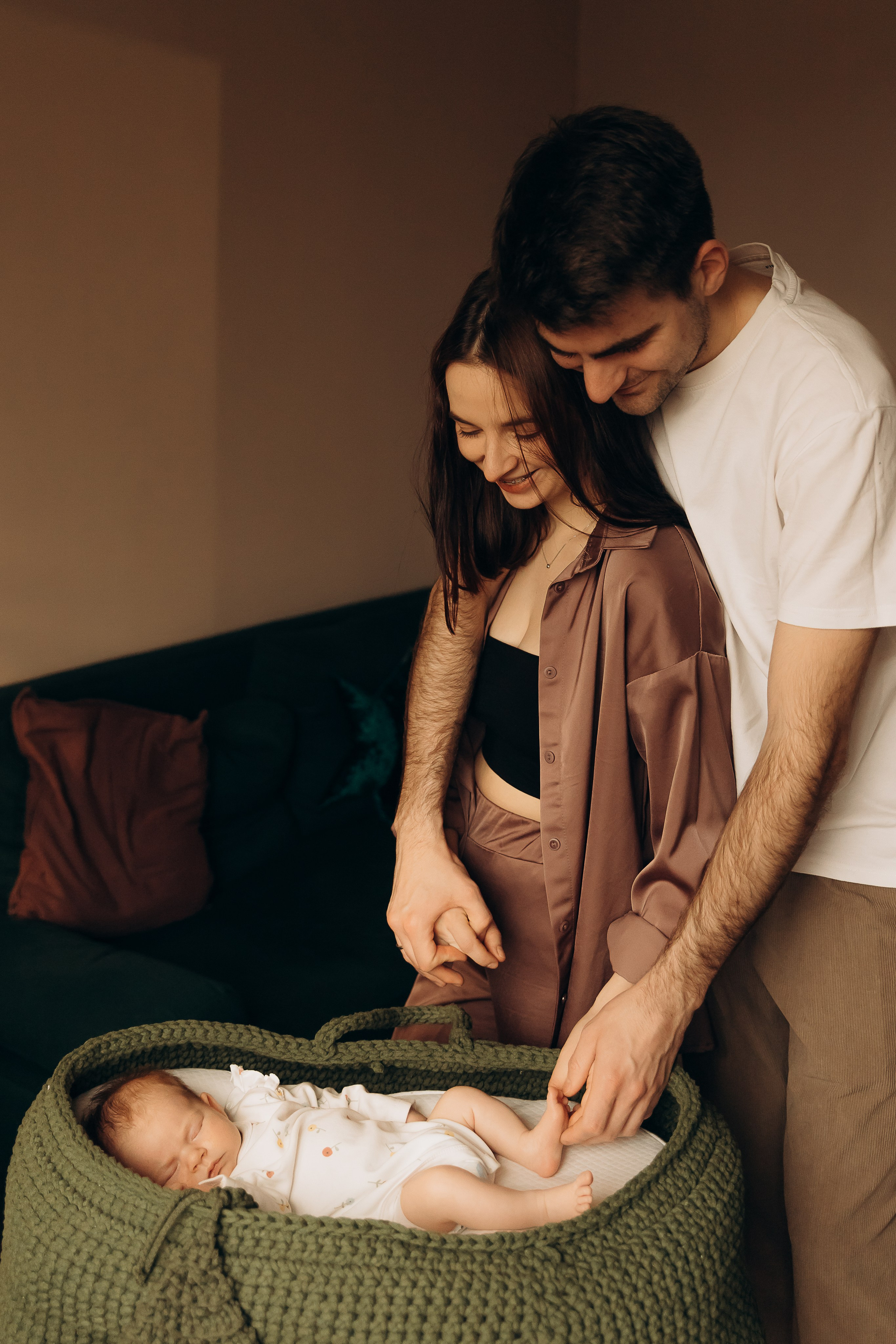 Первый месяц Веры. Детский и семейный фотограф в Москве Светлана Шабалина