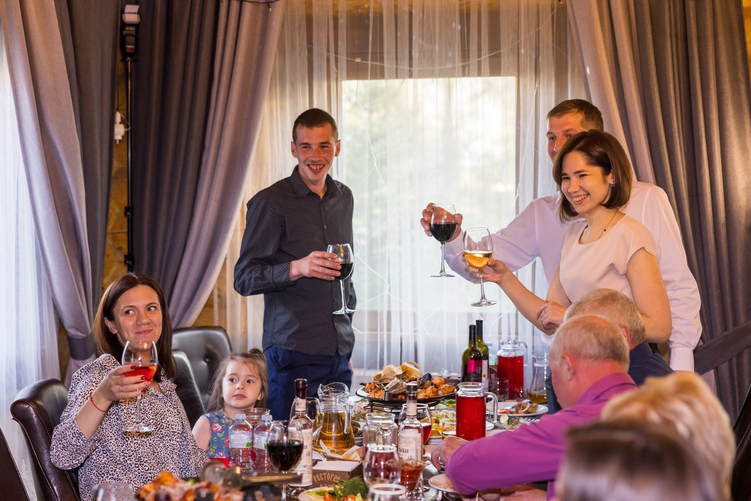 Семейное мероприятие в ресторане «Царь». Фотограф в Туле Крупский АнДРей. Фотостудия «КАДР71» в Туле