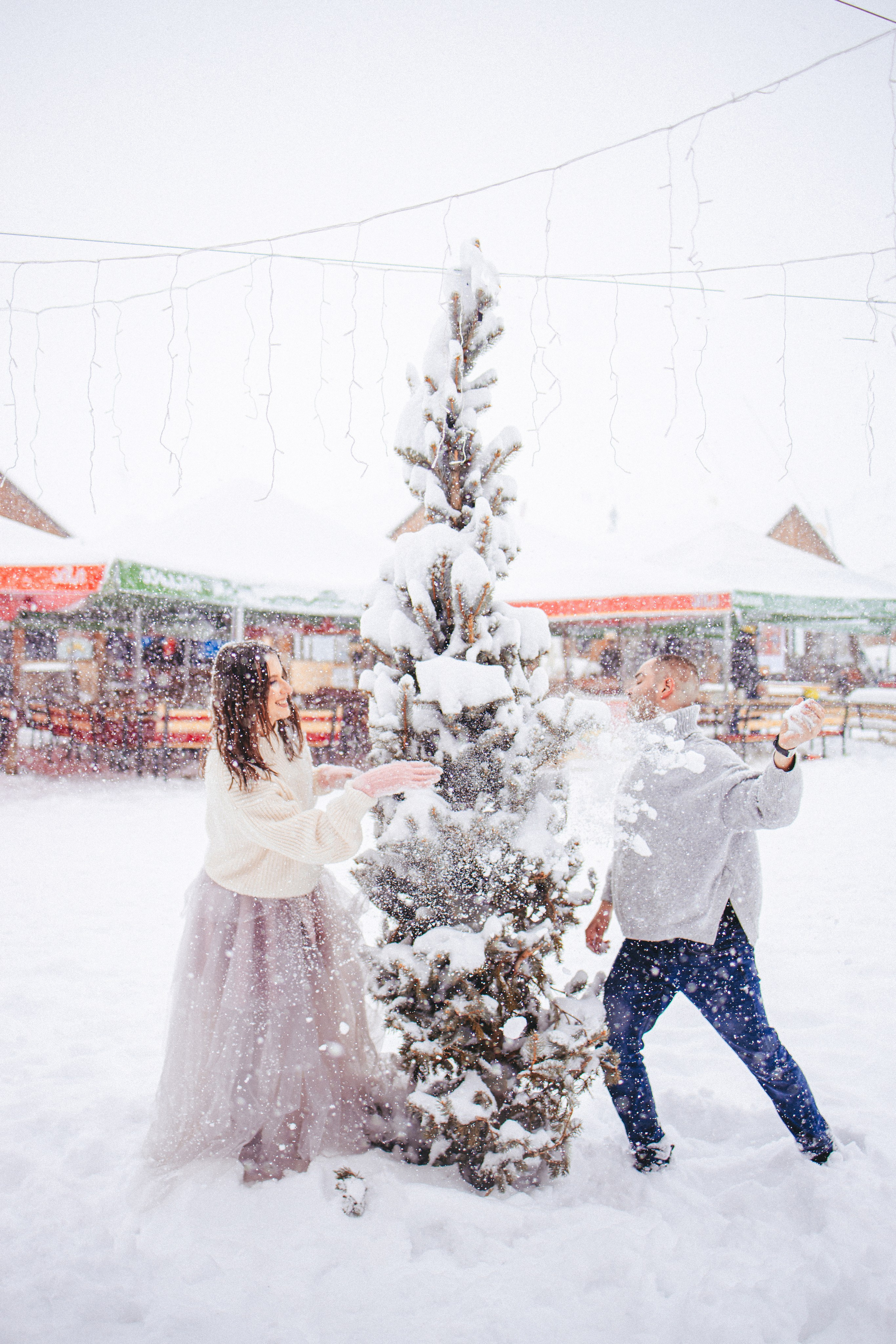 Снежная Лавстори. Свадебный фотограф Москва